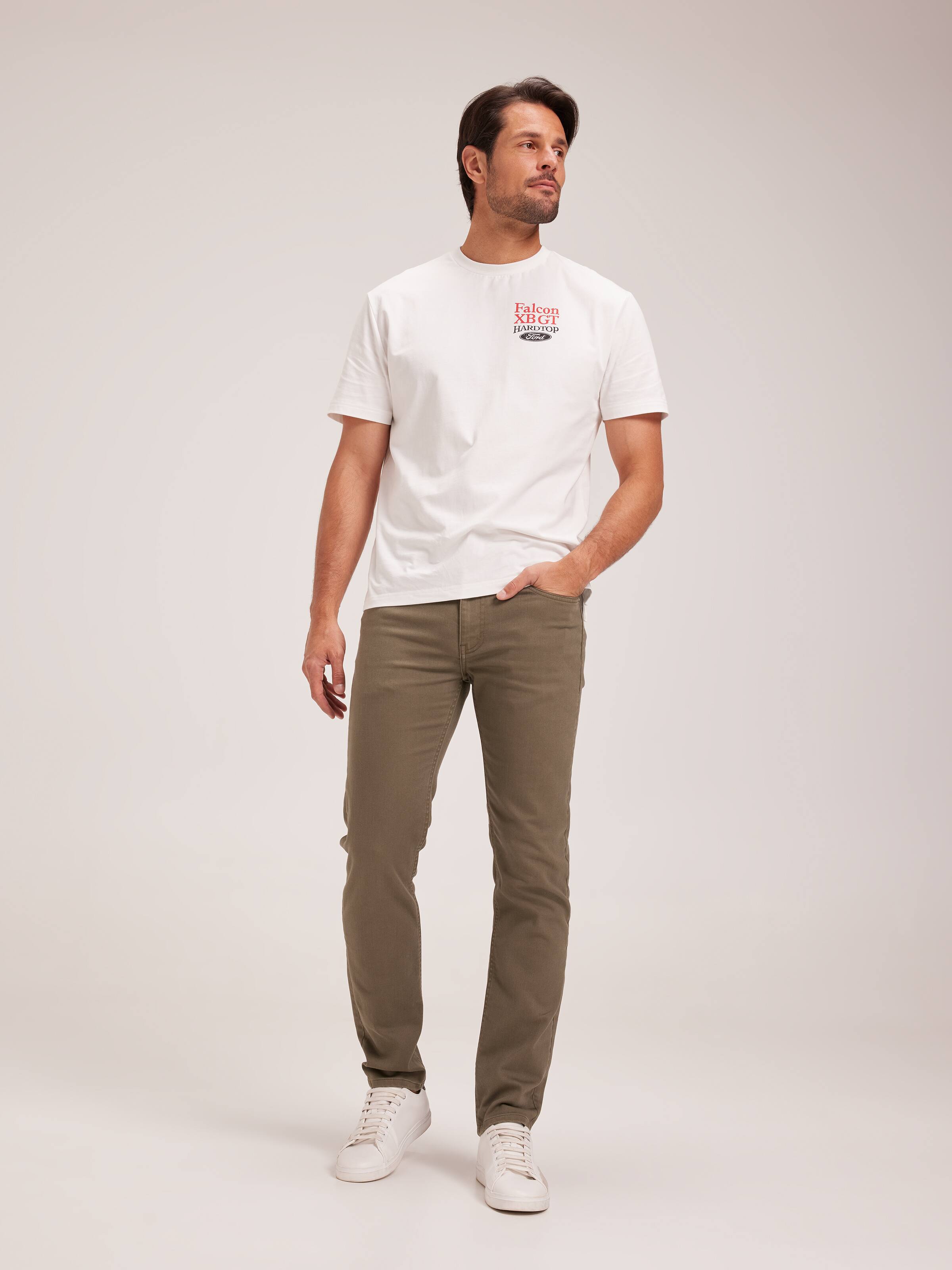 Stretch Regular Straight Leg Jean