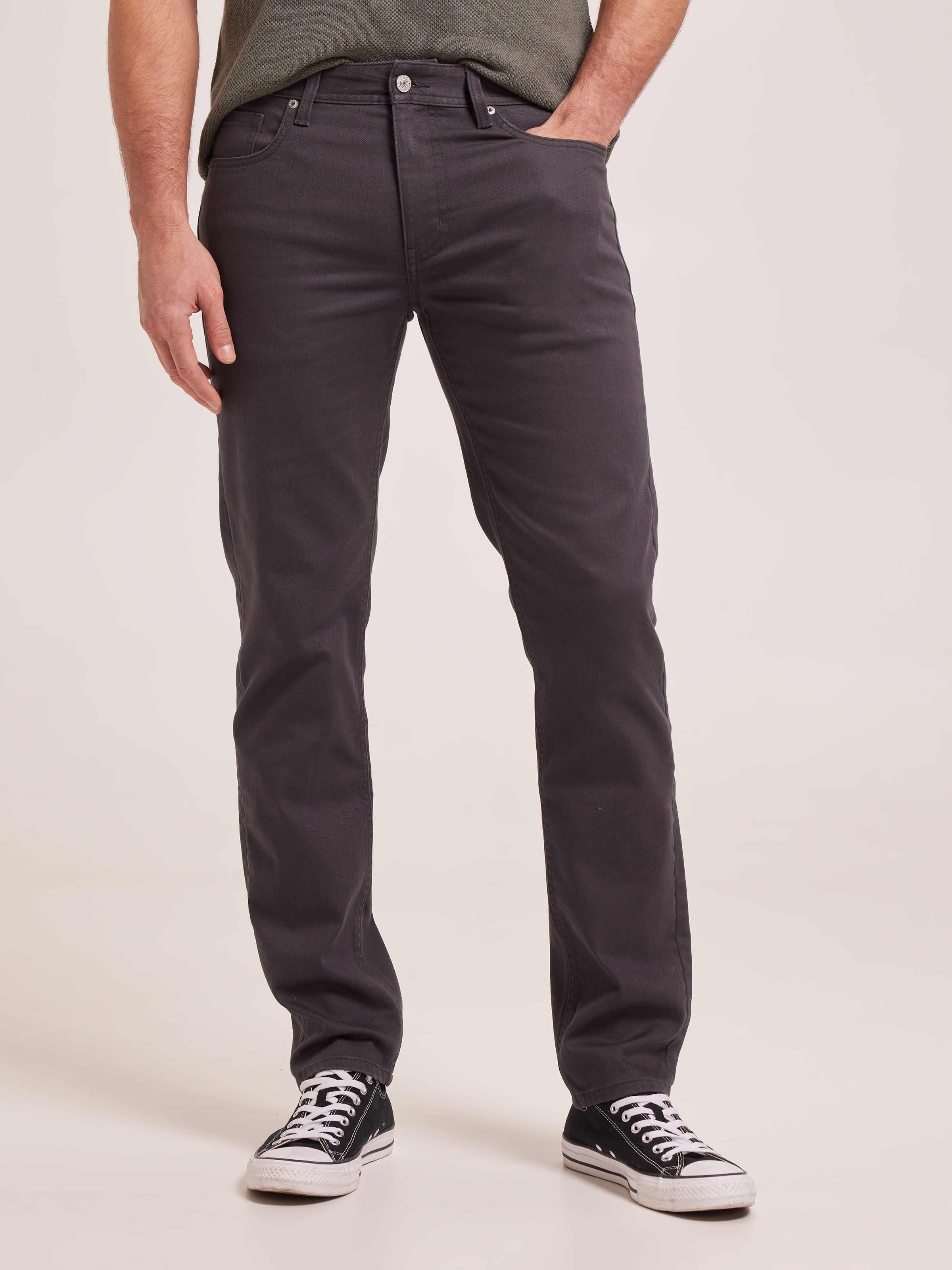 Stretch Regular Straight Leg Jean