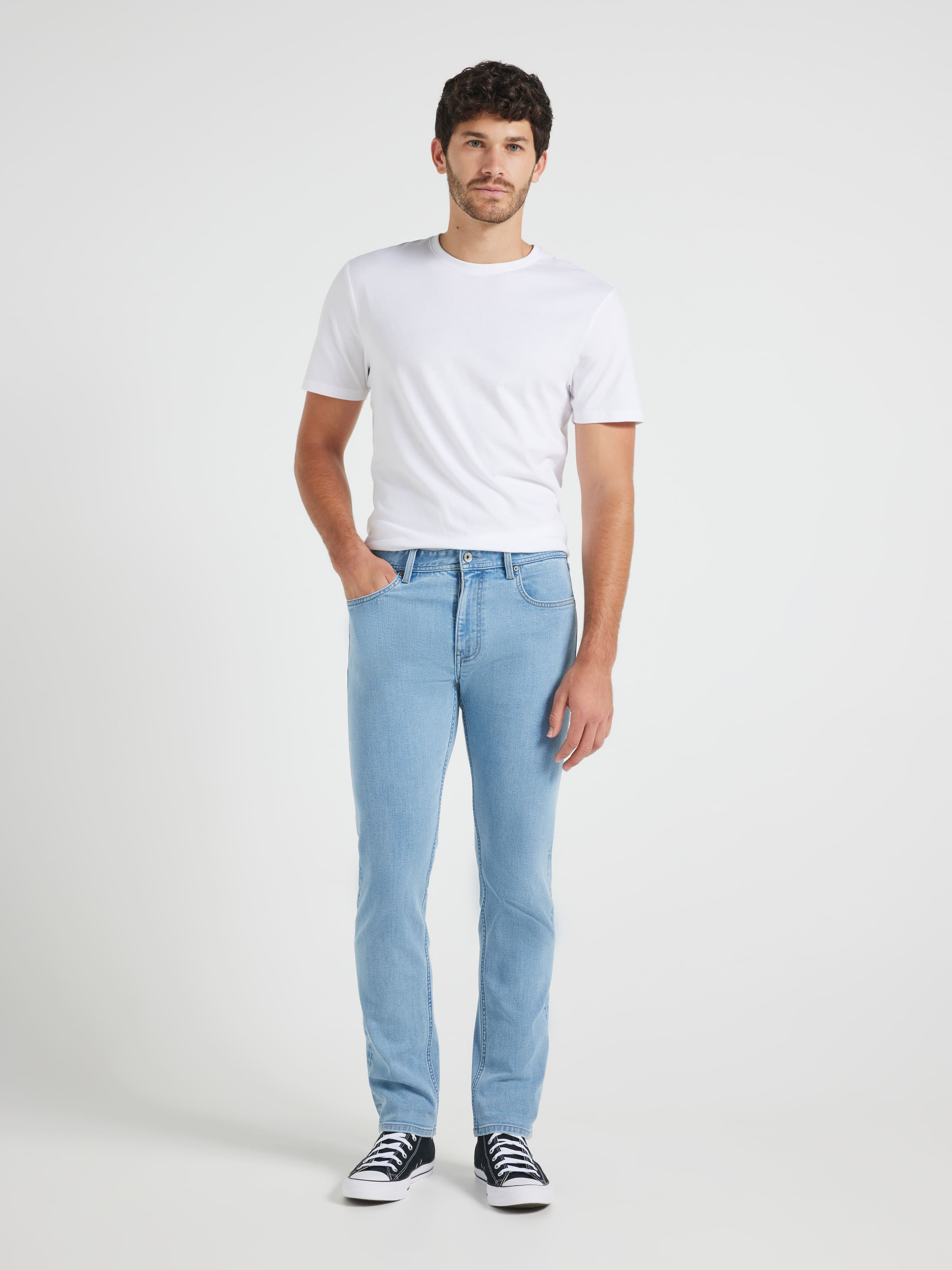 Stretch Regular Straight Leg Jean