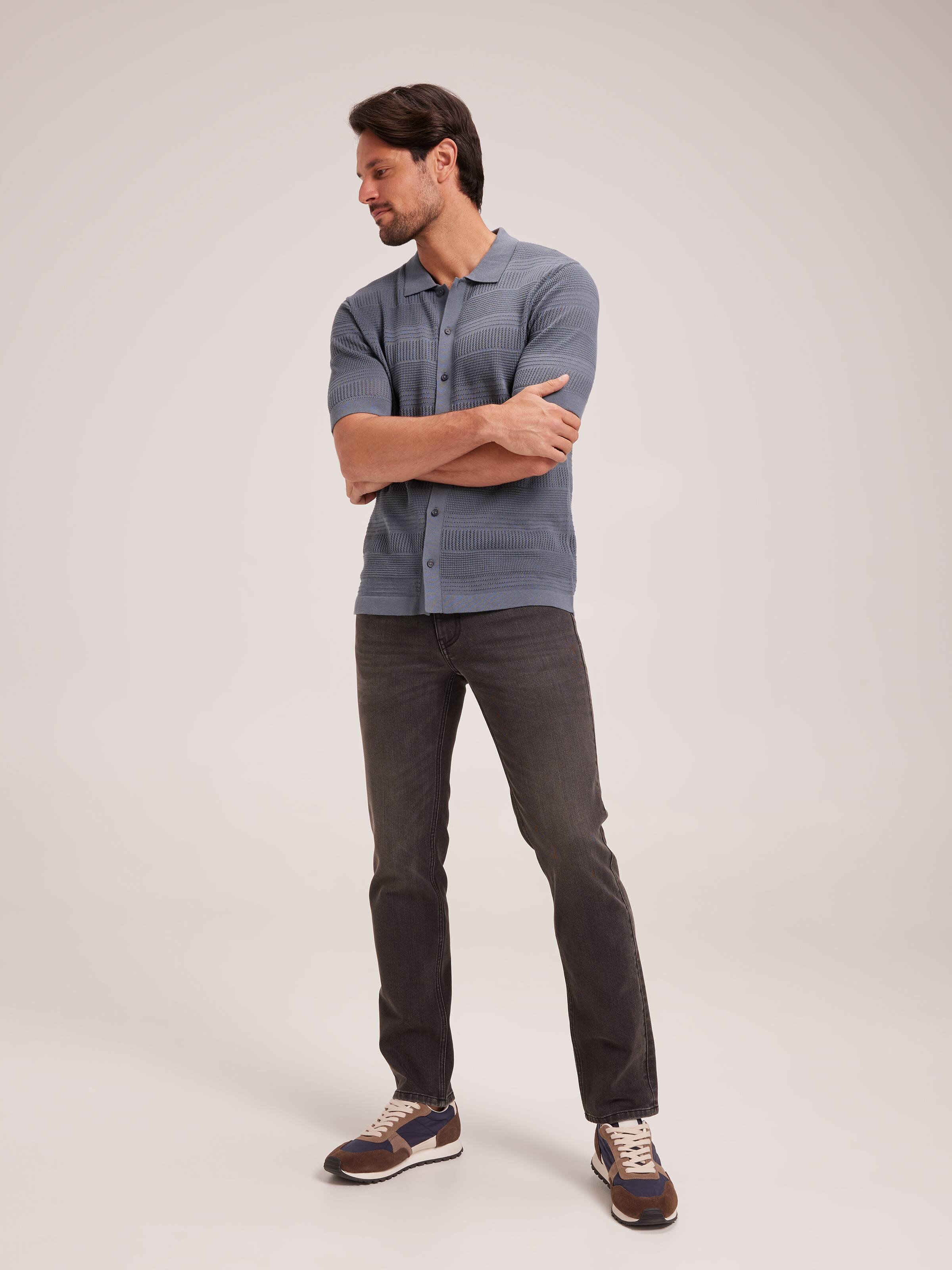 Stretch Regular Straight Leg Jean