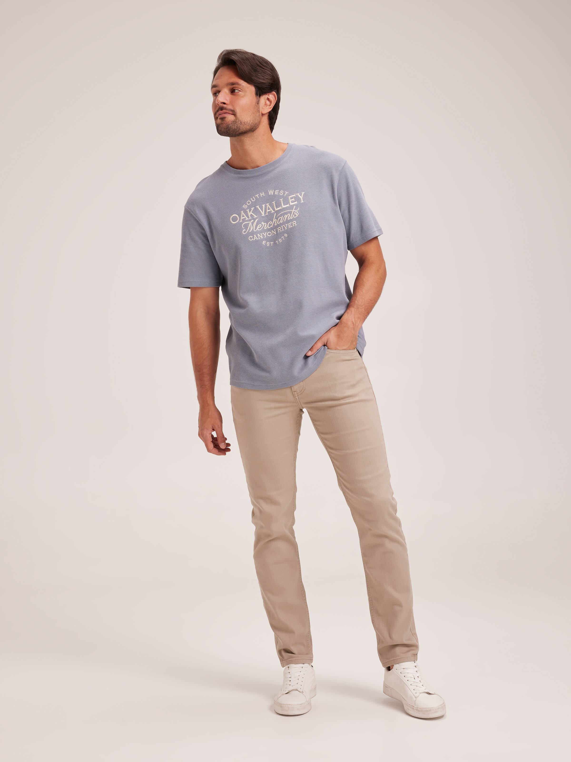 Stretch Regular Straight Leg Jean
