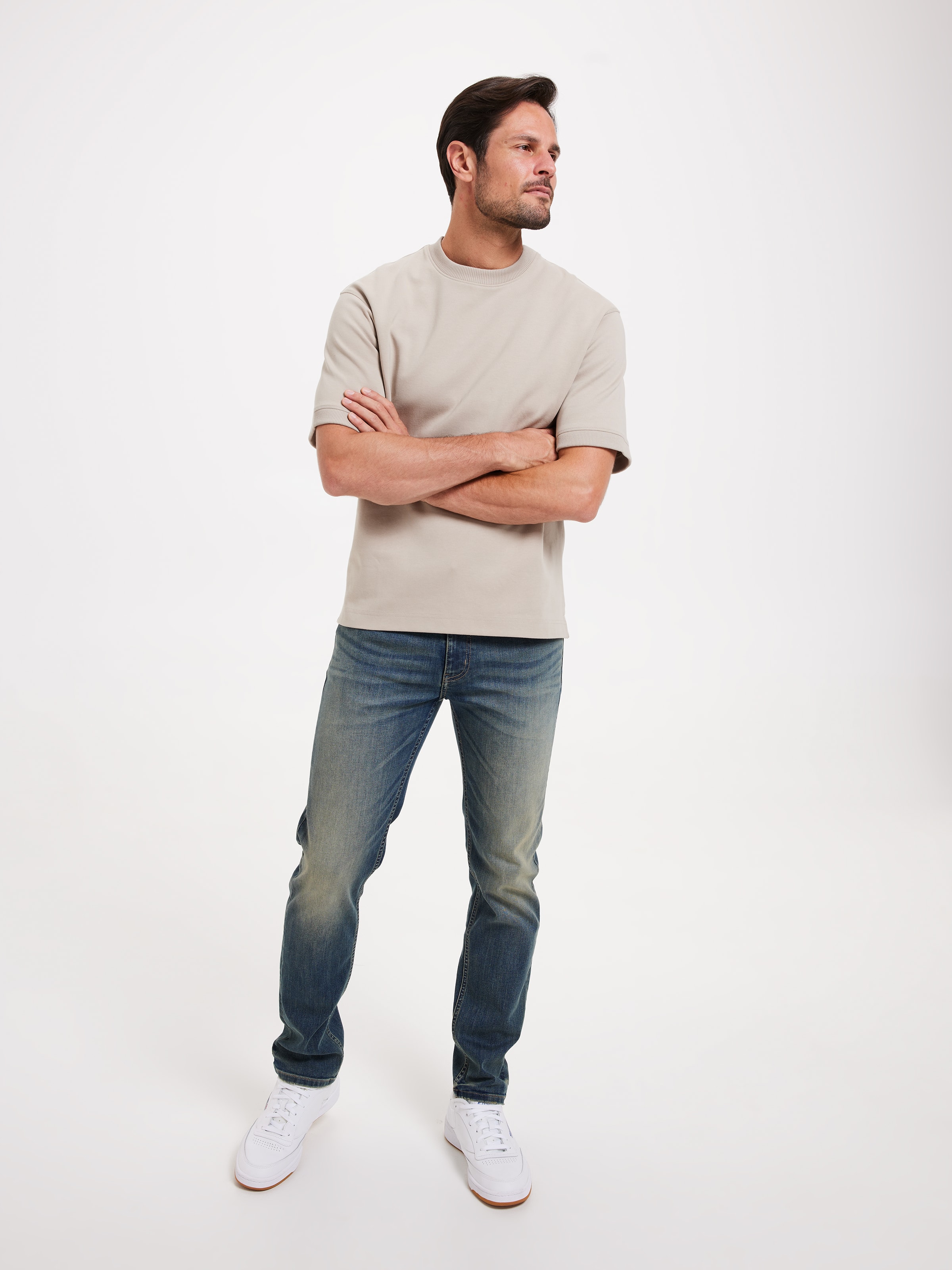 Stretch Regular Straight Leg Jean