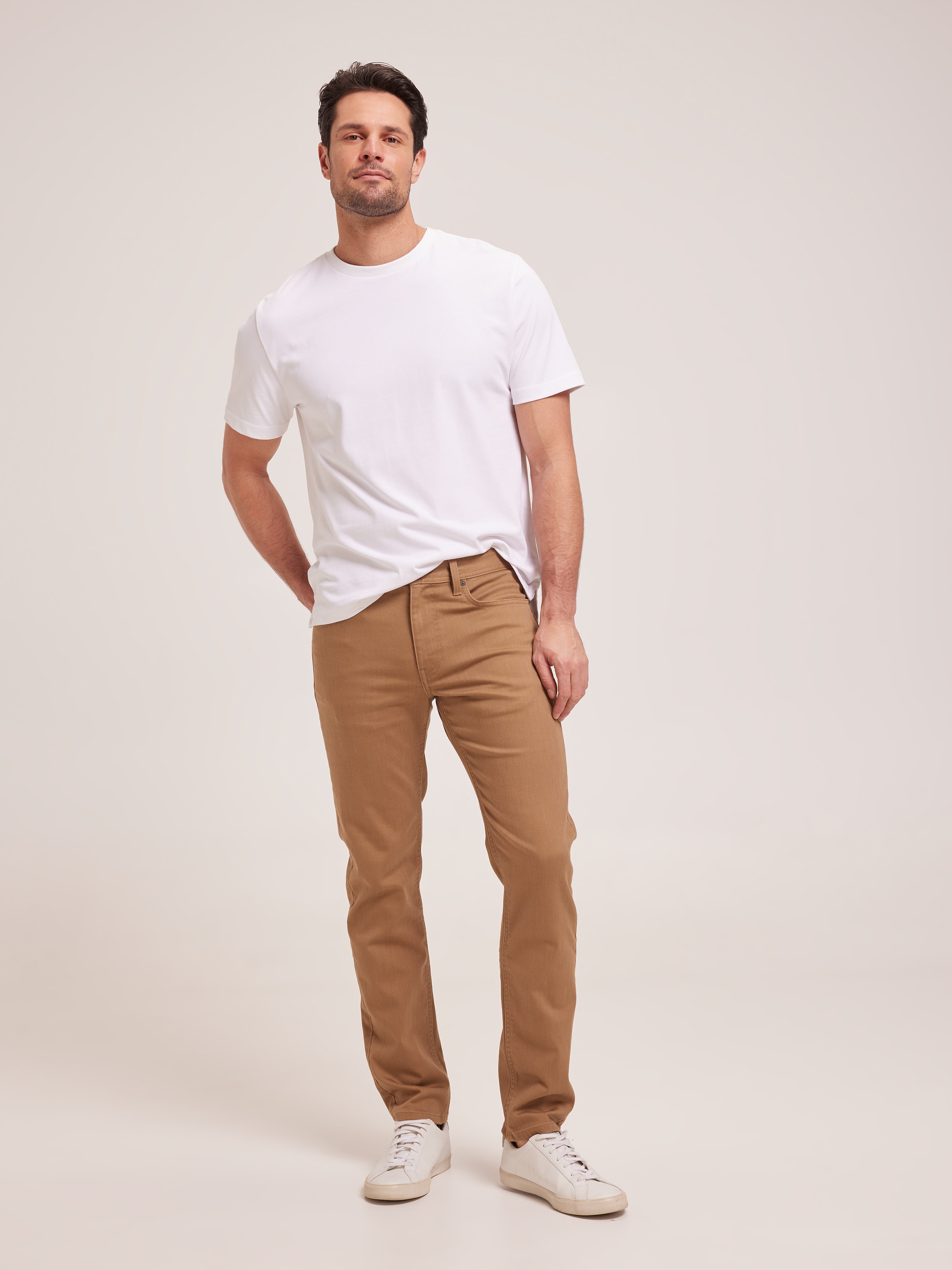 Stretch Regular Straight Leg Jean