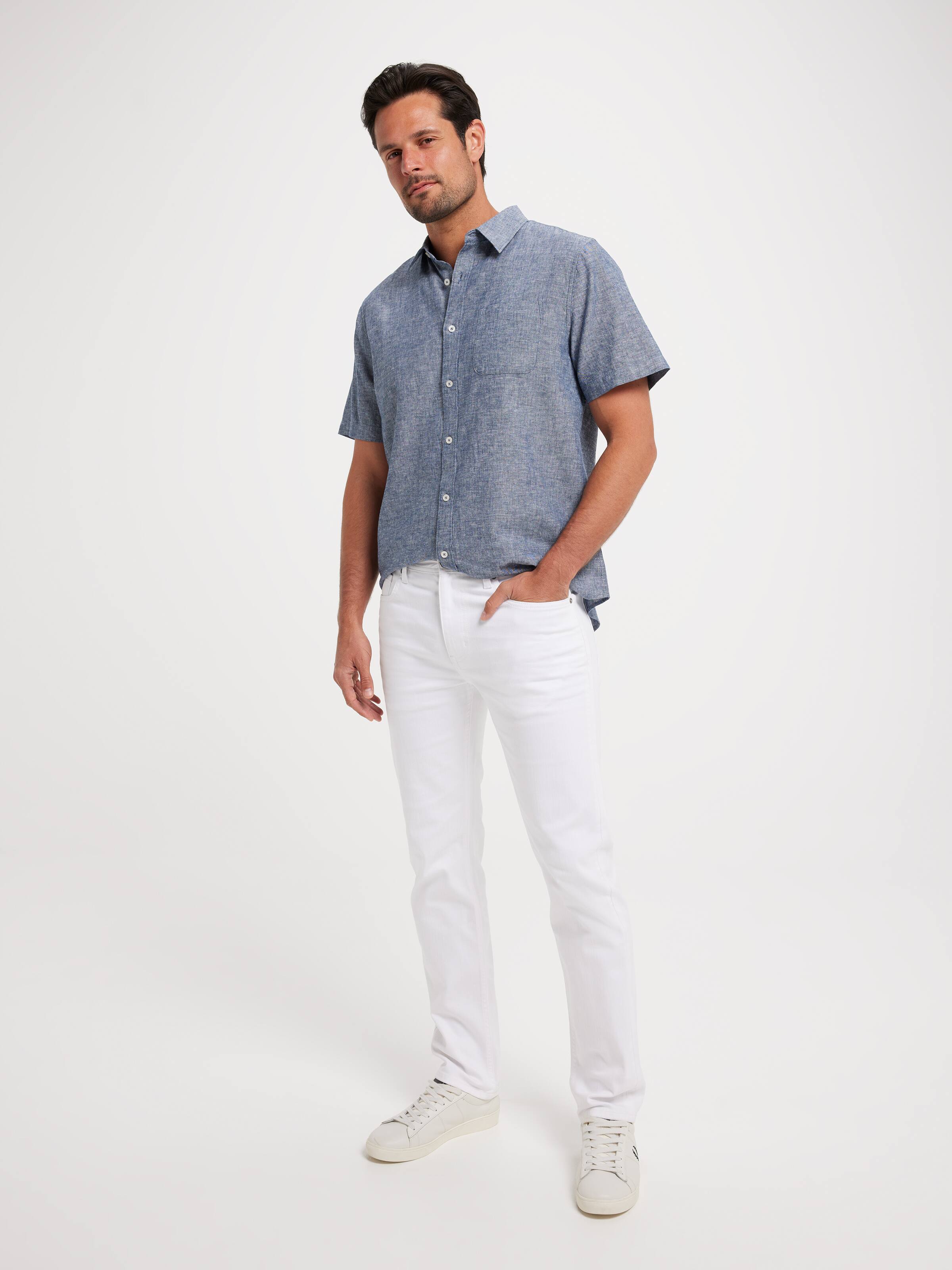 Stretch Regular Straight Leg Jean