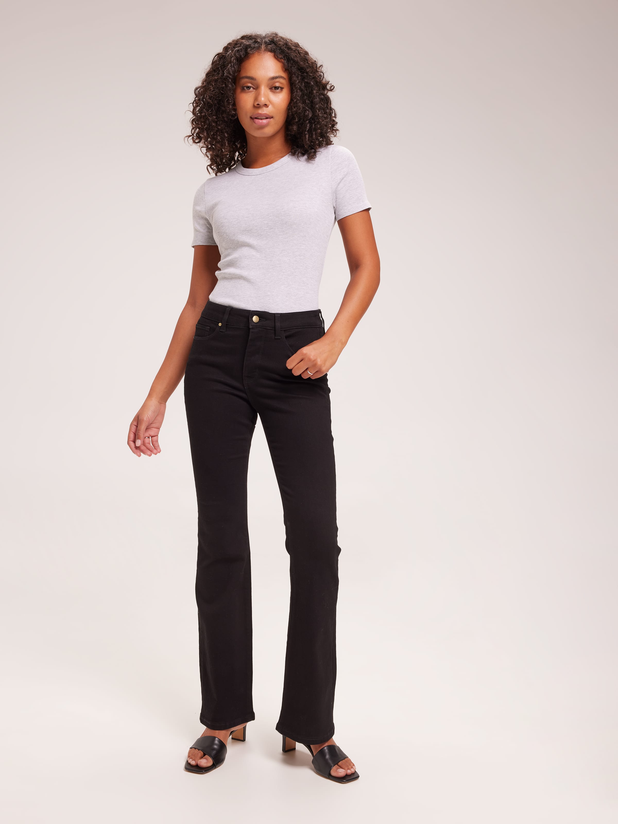 725 High Rise Bootcut Women's Jeans (plus Size) - Black
