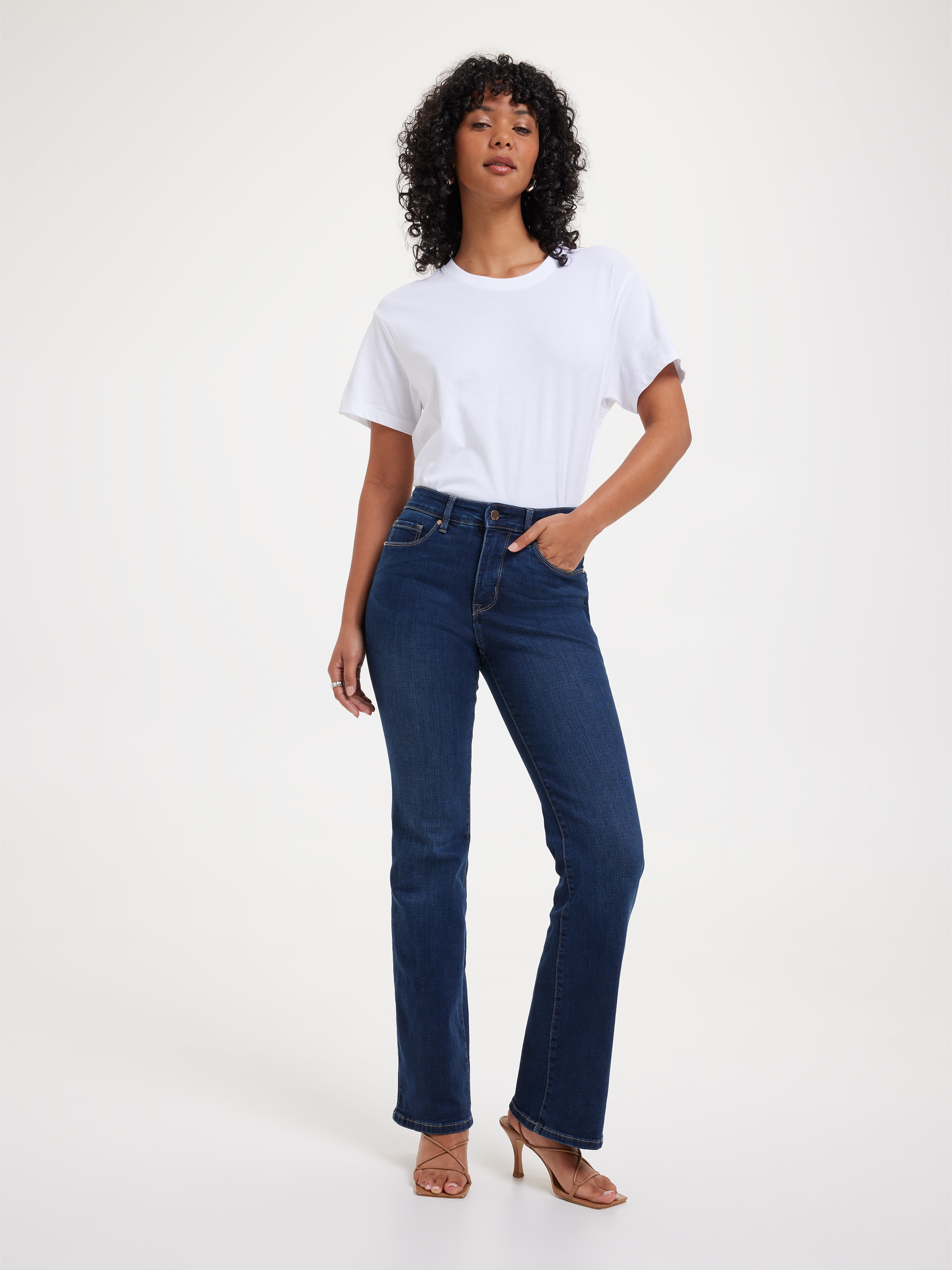 Reformed High Rise Bootcut Jean