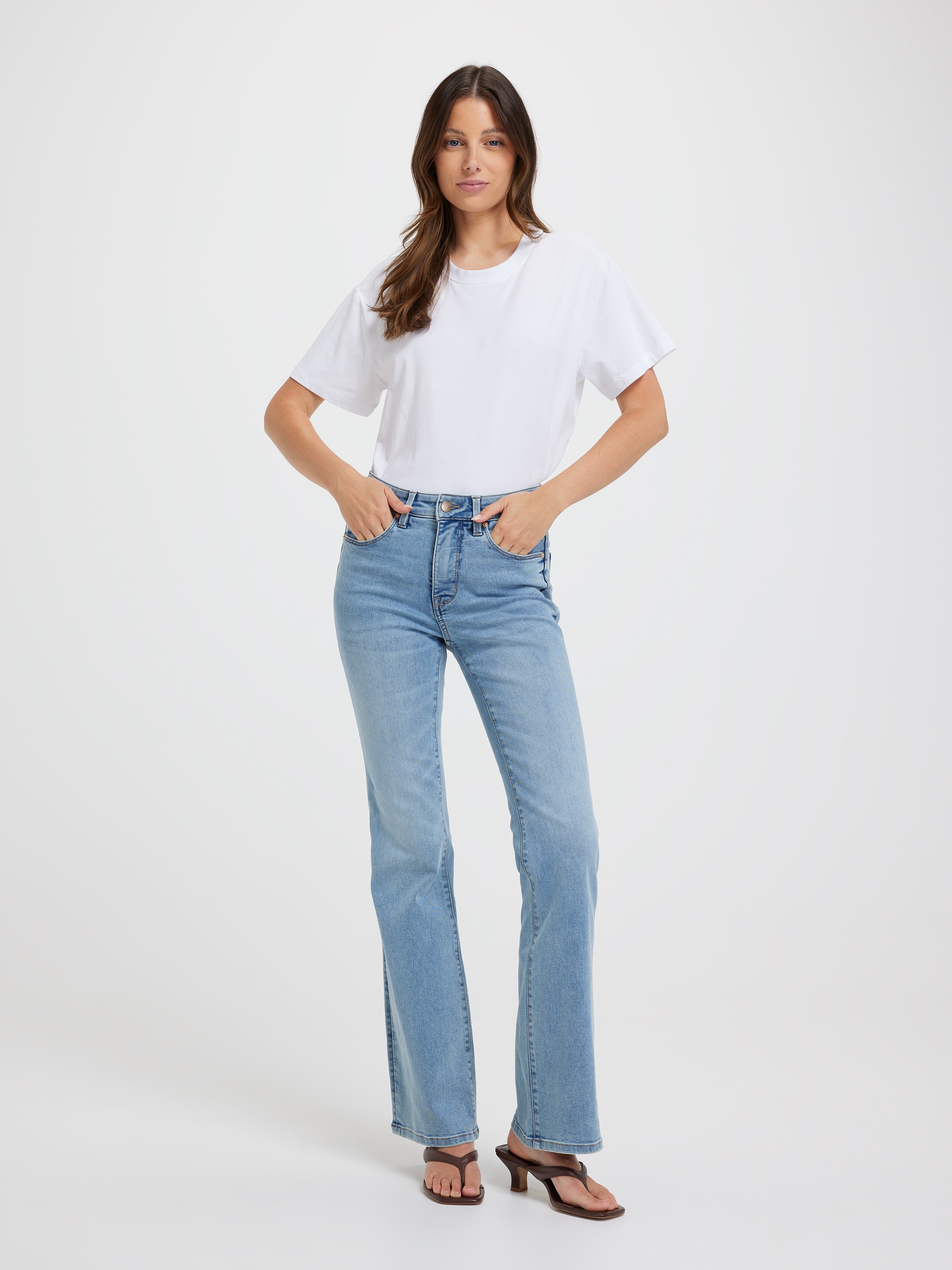 Reformed High Rise Bootcut Jean