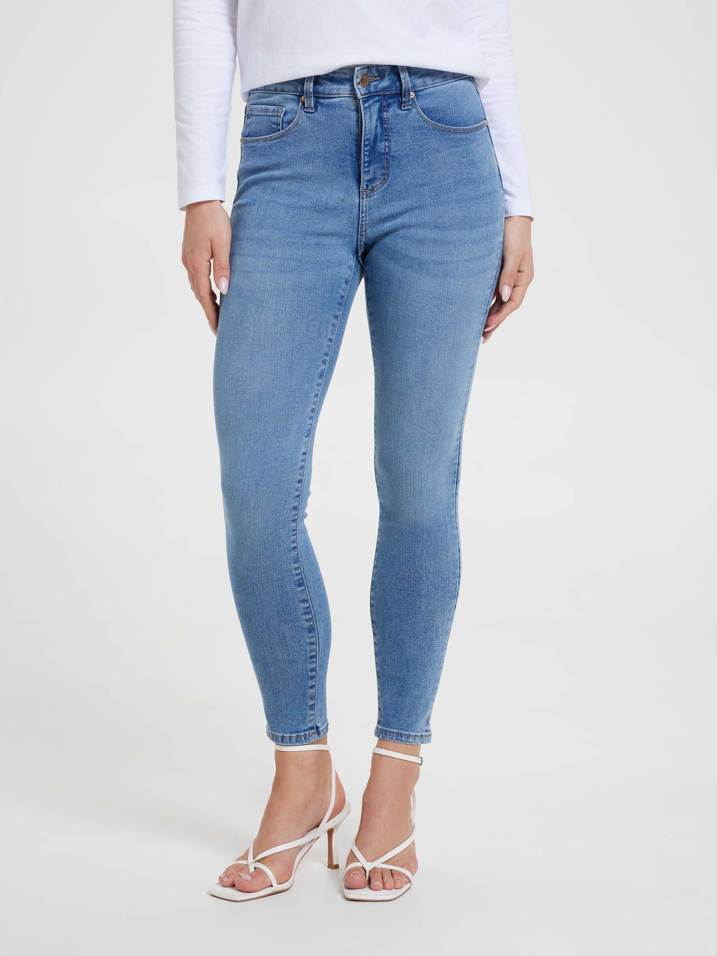 Reformed High Rise Skinny Ankle Jean