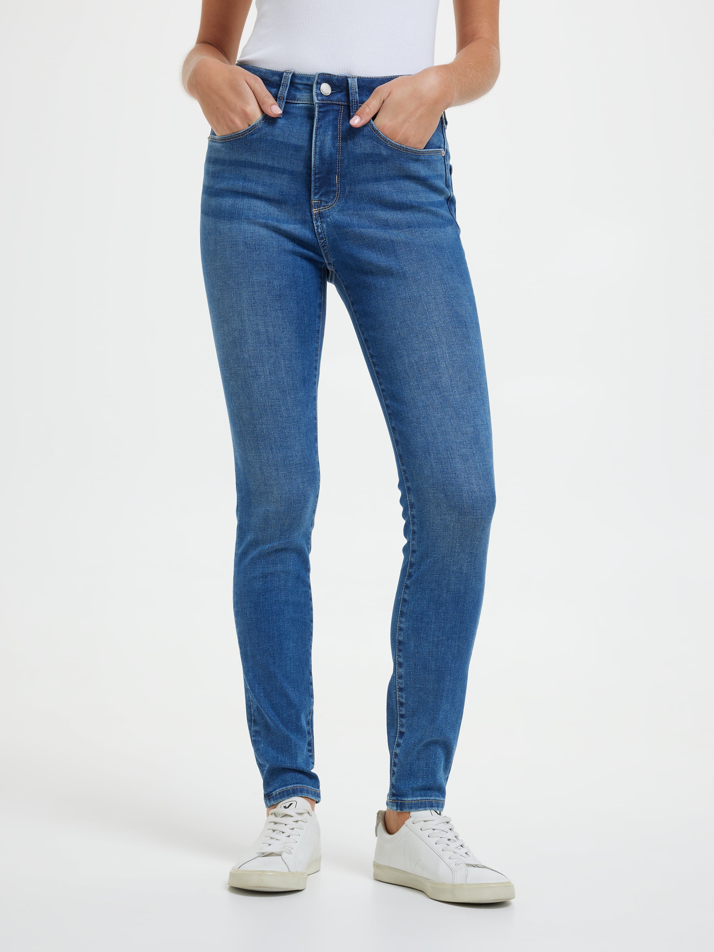 Reformed High Rise Skinny Full Length Jean