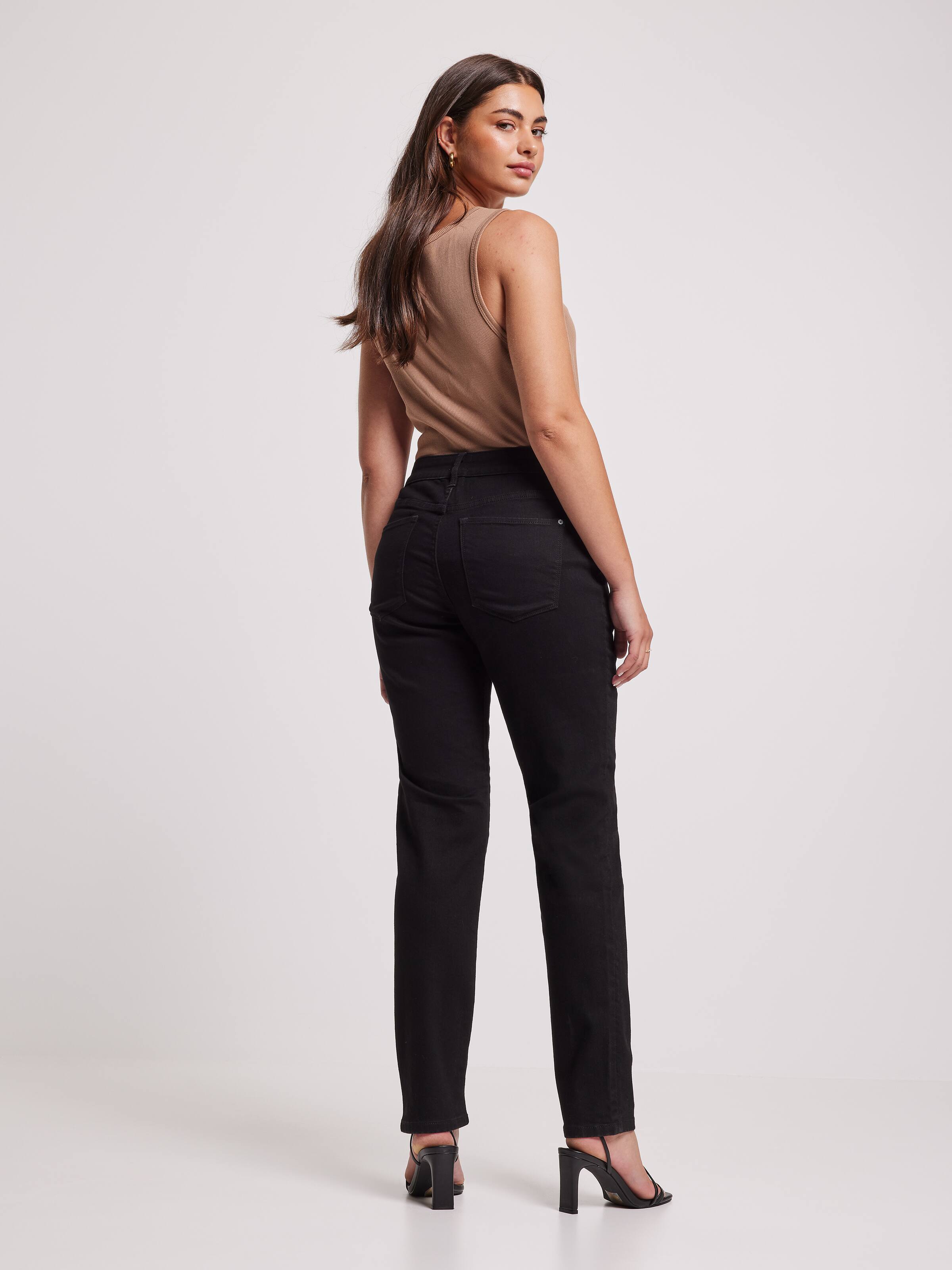 Plus Size Casual Jeans Women's Plus Button Split Hem Skinny - Temu Canada
