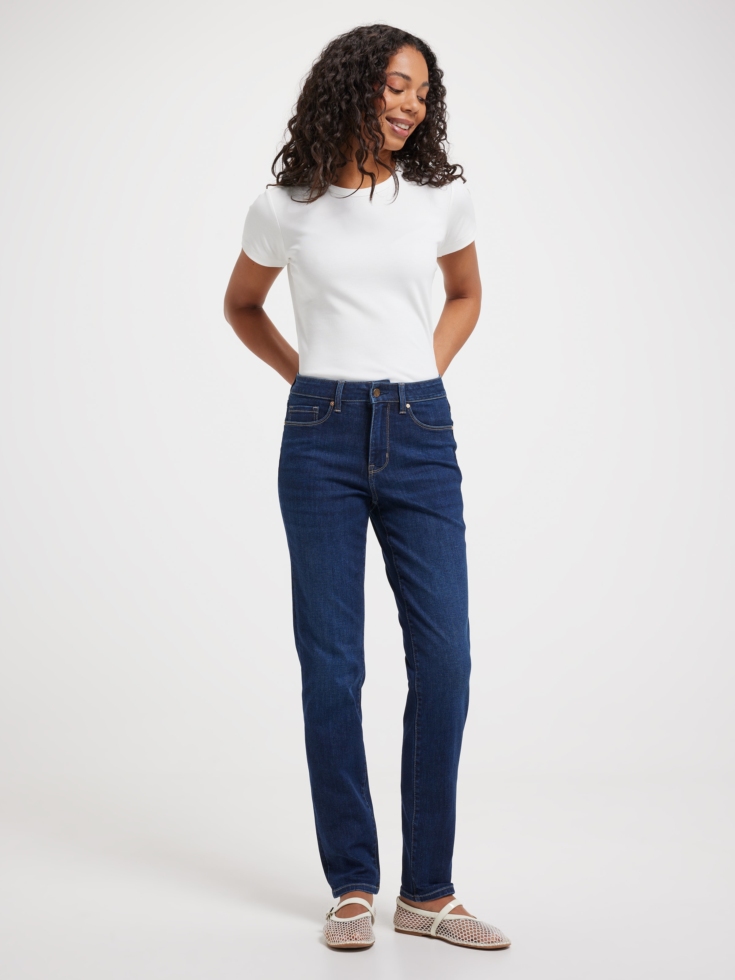 Reformed High Rise Slim Jean