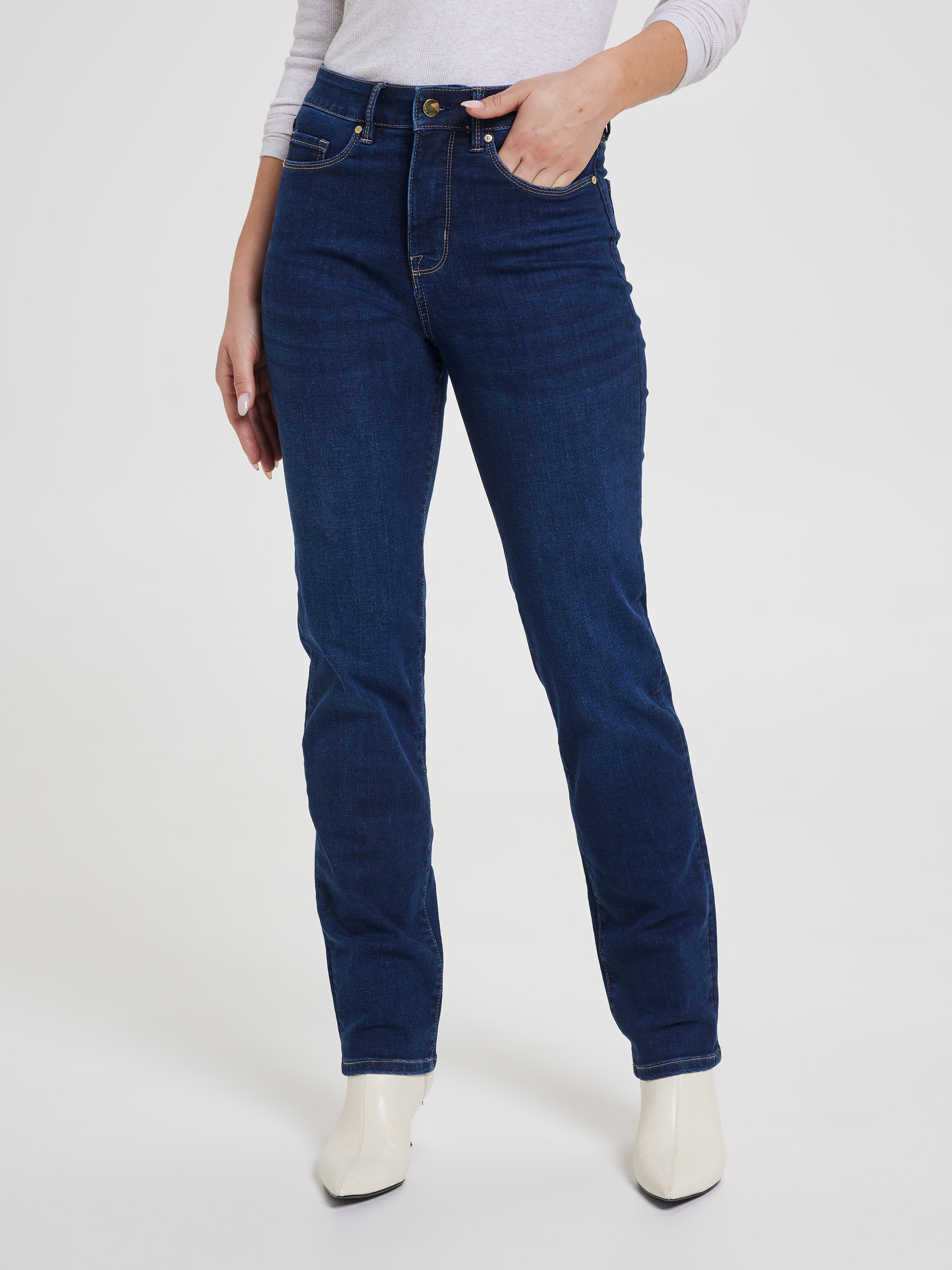 Reformed High Rise Straight Jean