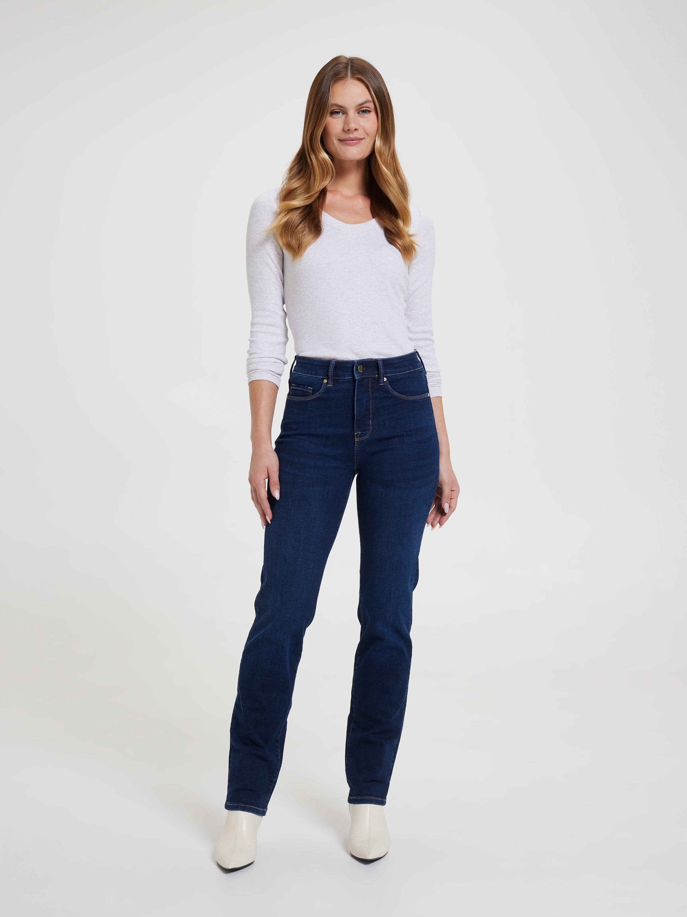 Reformed High Rise Straight Jean