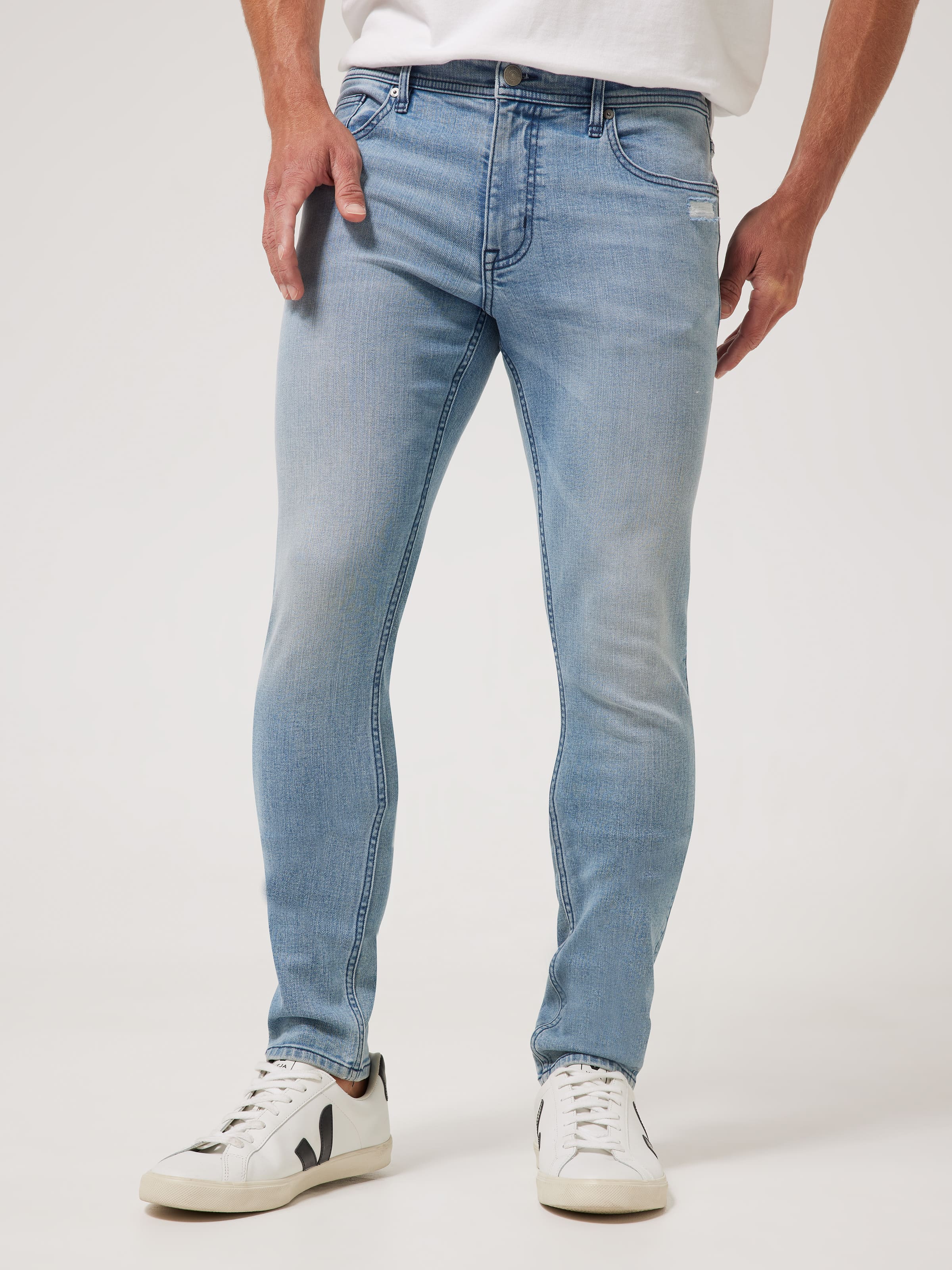 Tapered store skinny trousers