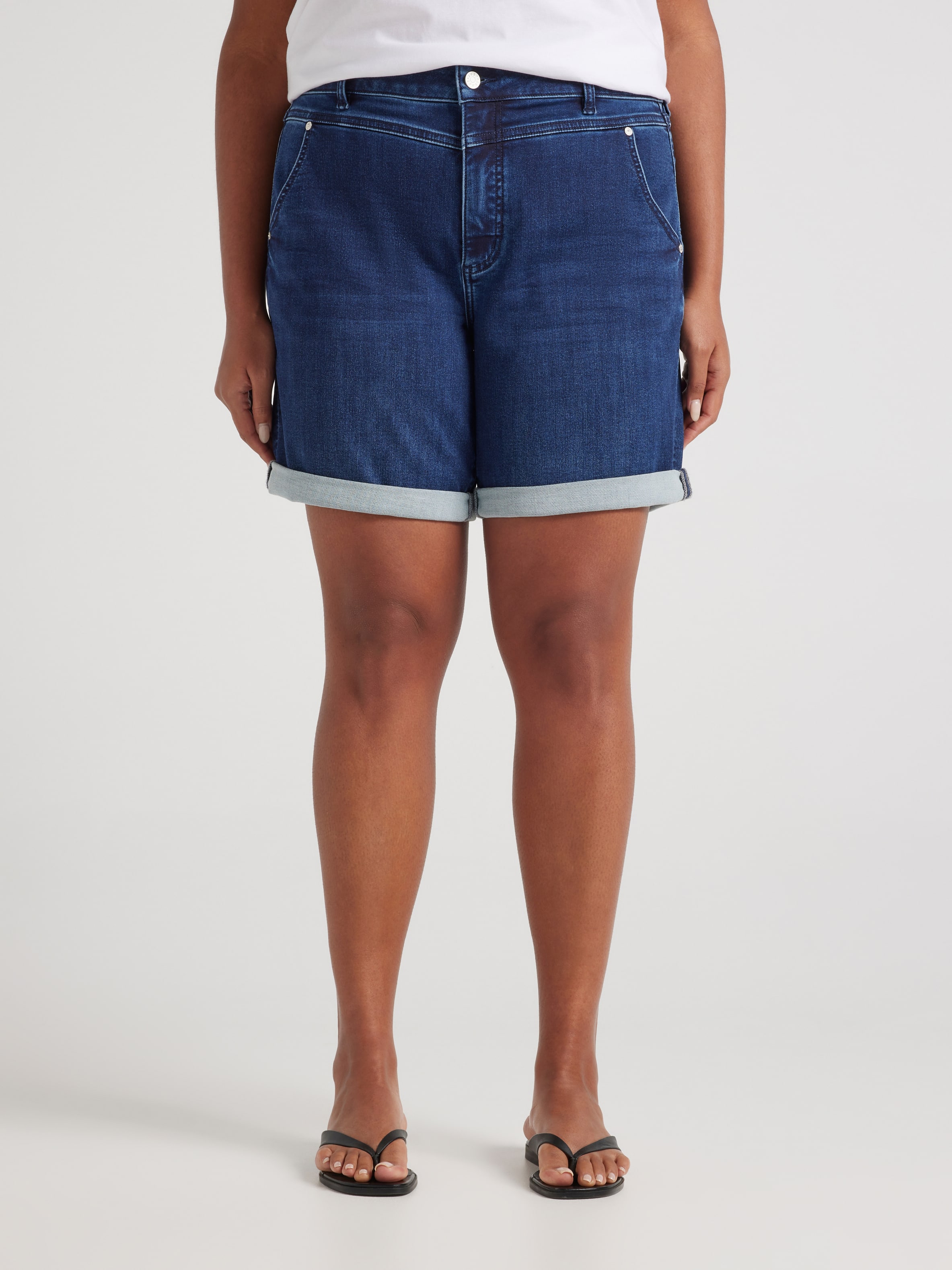 Curve Amaze Mid Rise Girlfriend Short