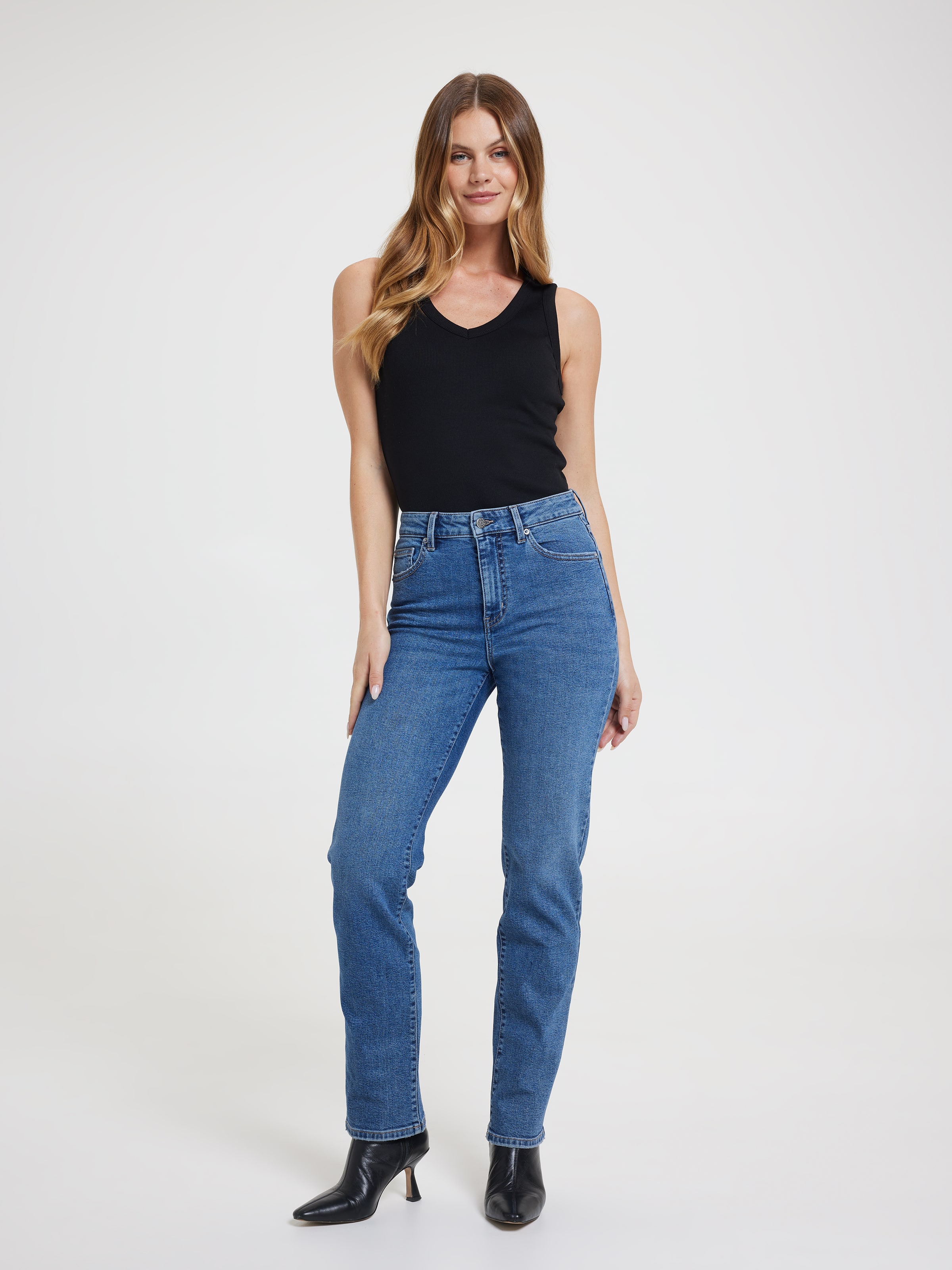 Originals High Rise Straight Jean