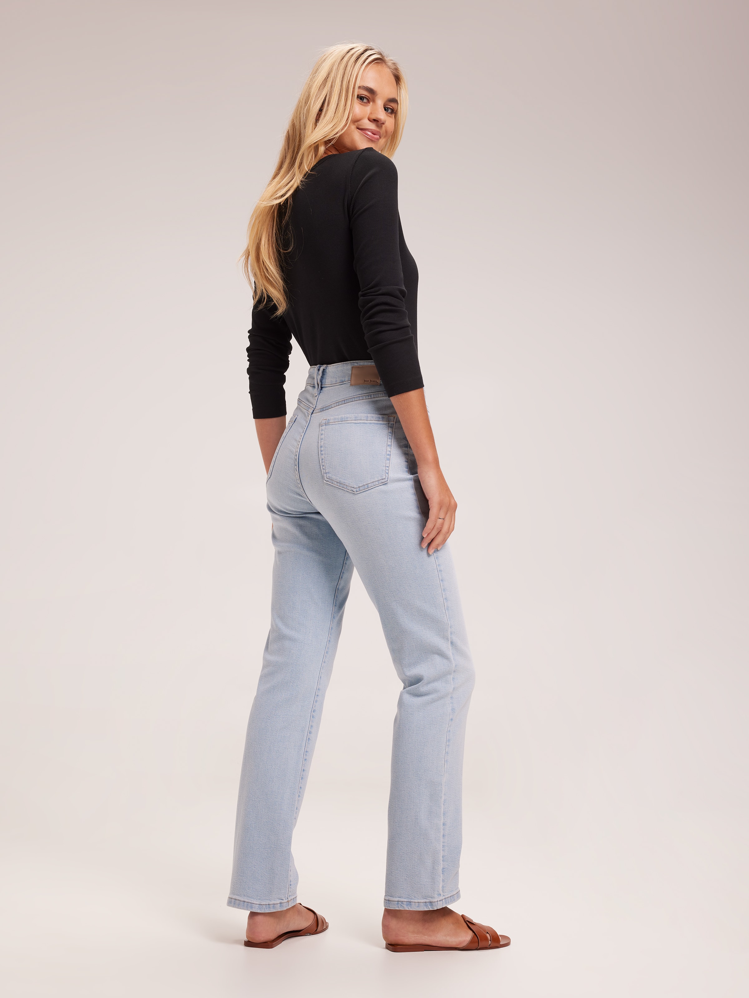 Women's straight store leg jeans australia