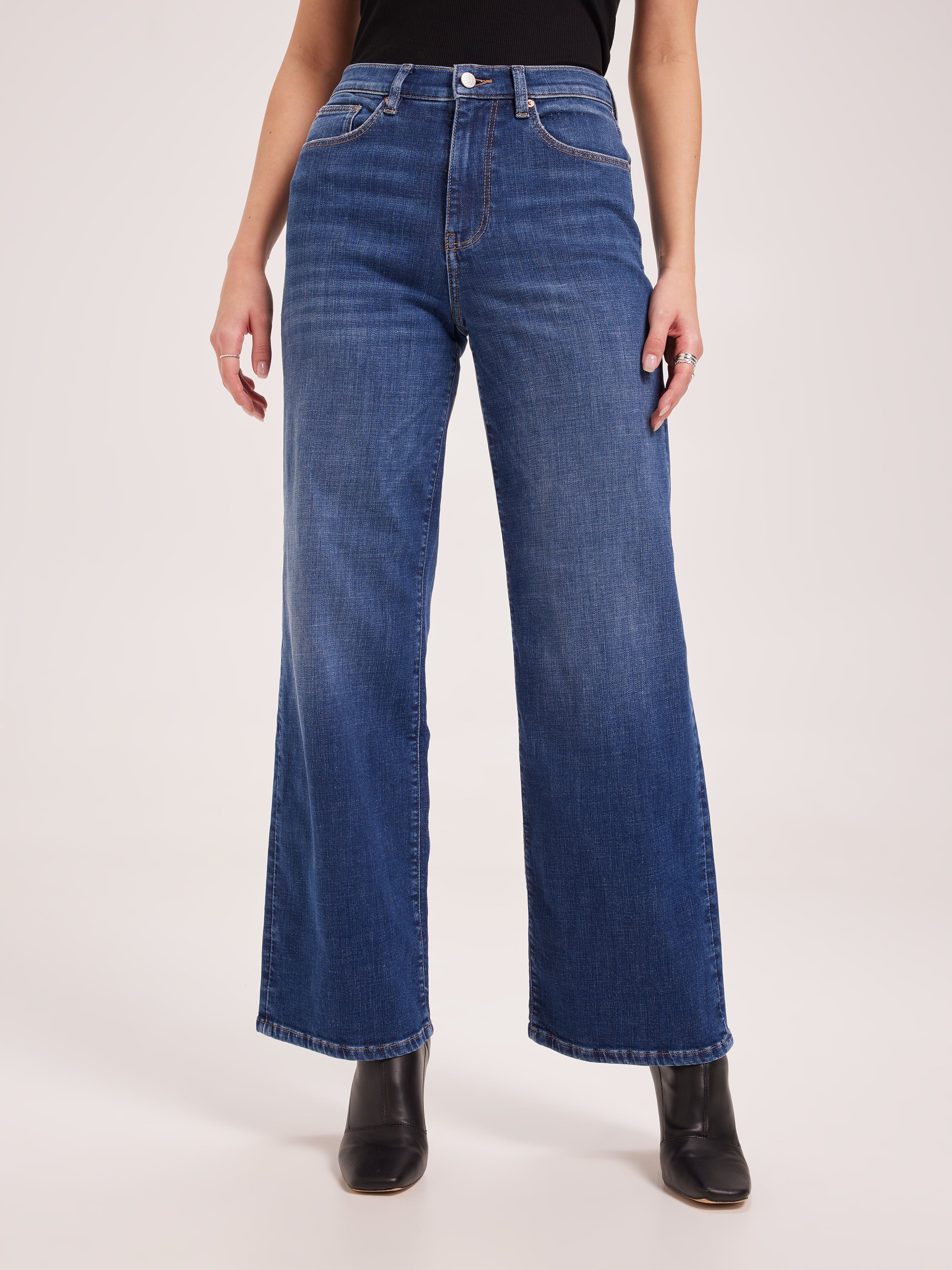 High waisted wide leg jeans australia top