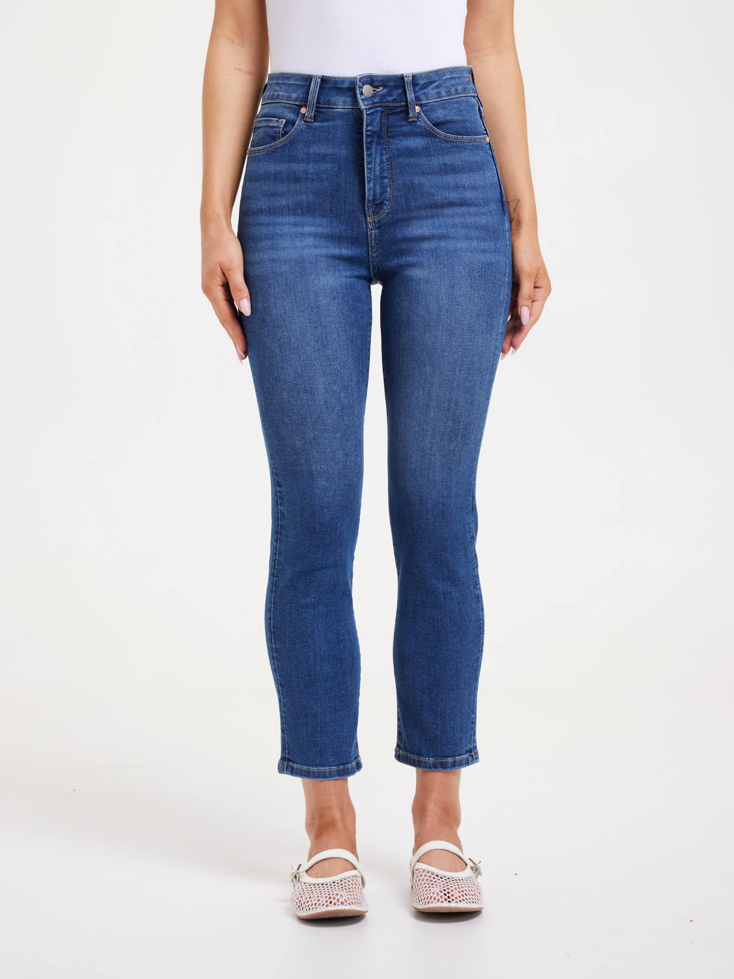 Reformed Sky High Slim Crop Jean