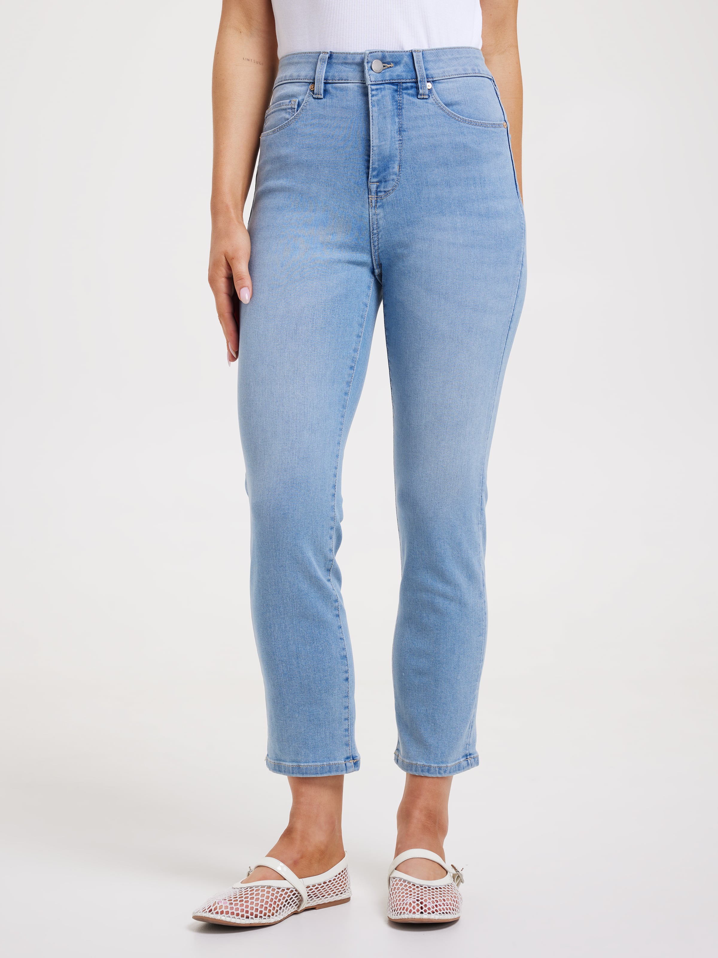 Reformed Sky High Slim Crop Jean