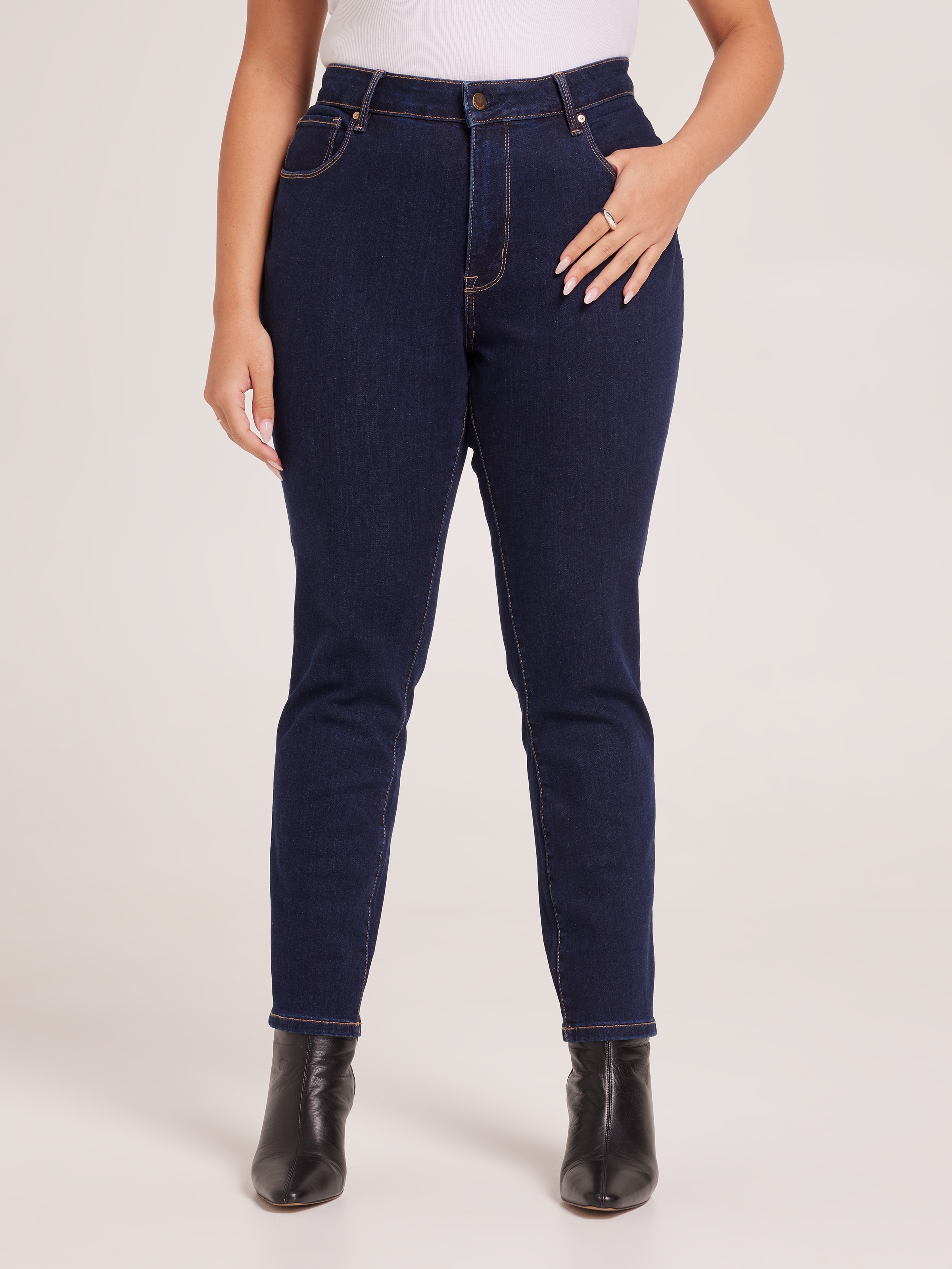 Curve Reformed High Rise Curvy Skinny Ankle Jean