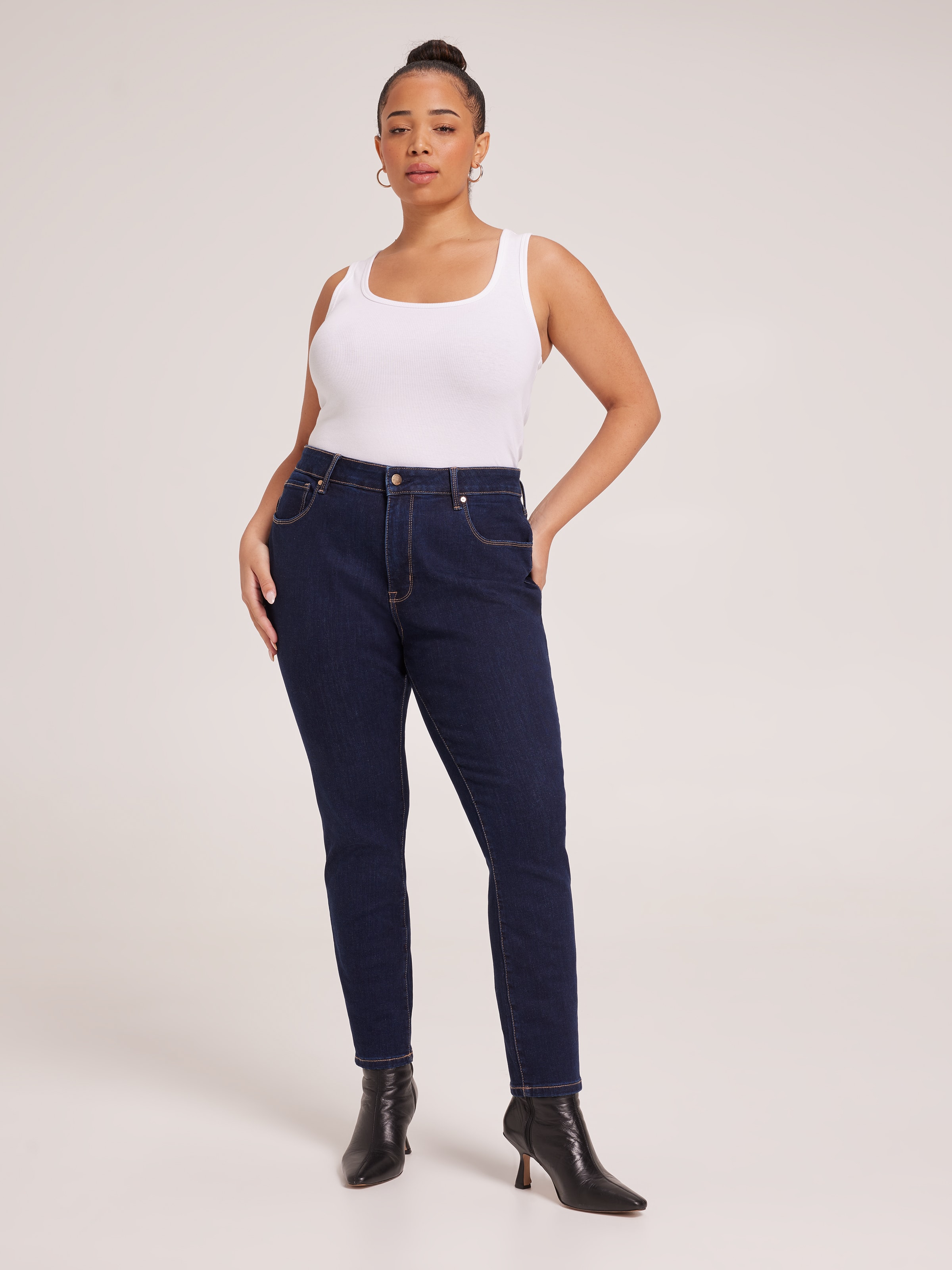 Curve Reformed High Rise Curvy Skinny Ankle Jean