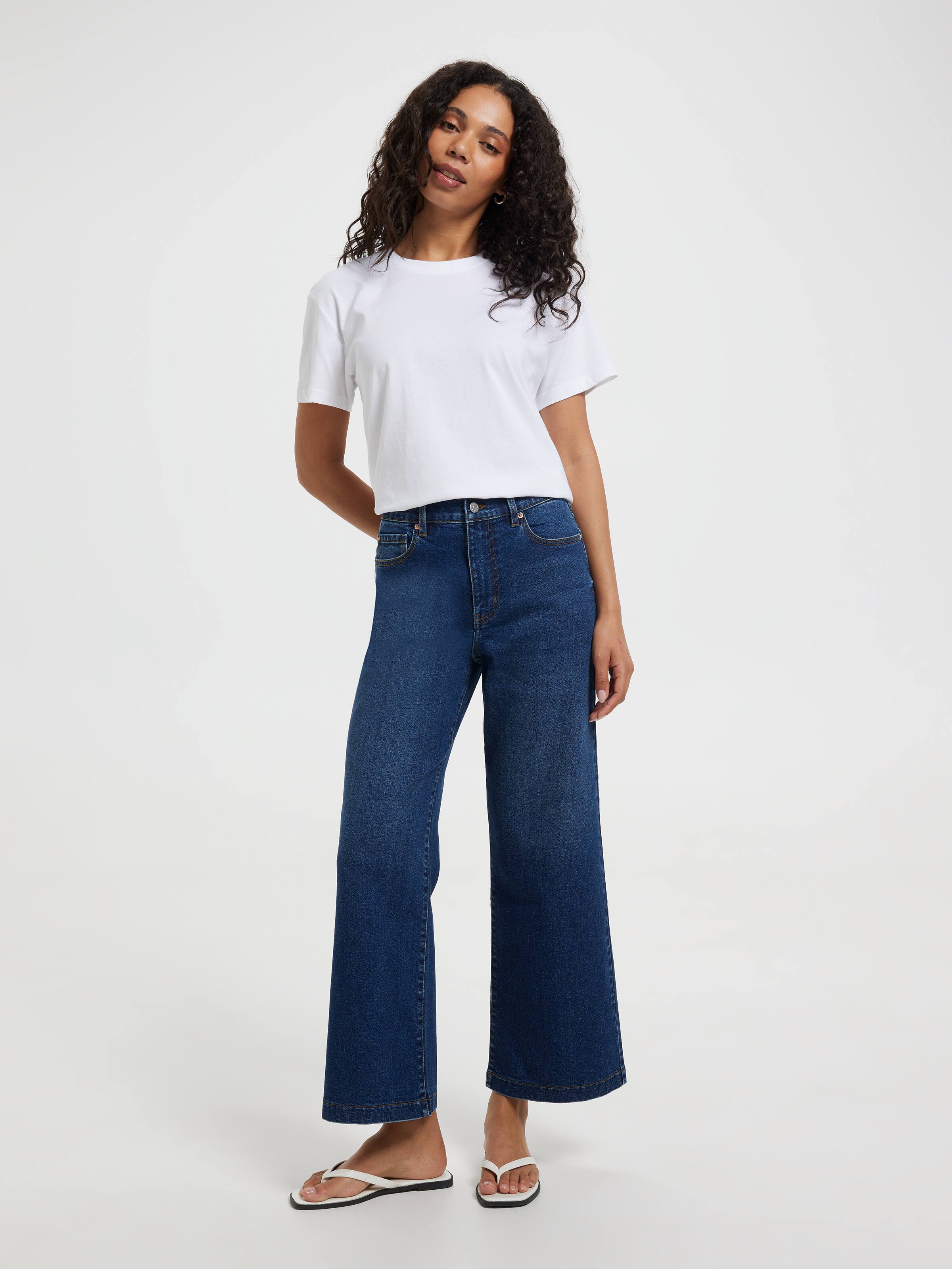Originals High Rise Wide Leg Ankle Jean