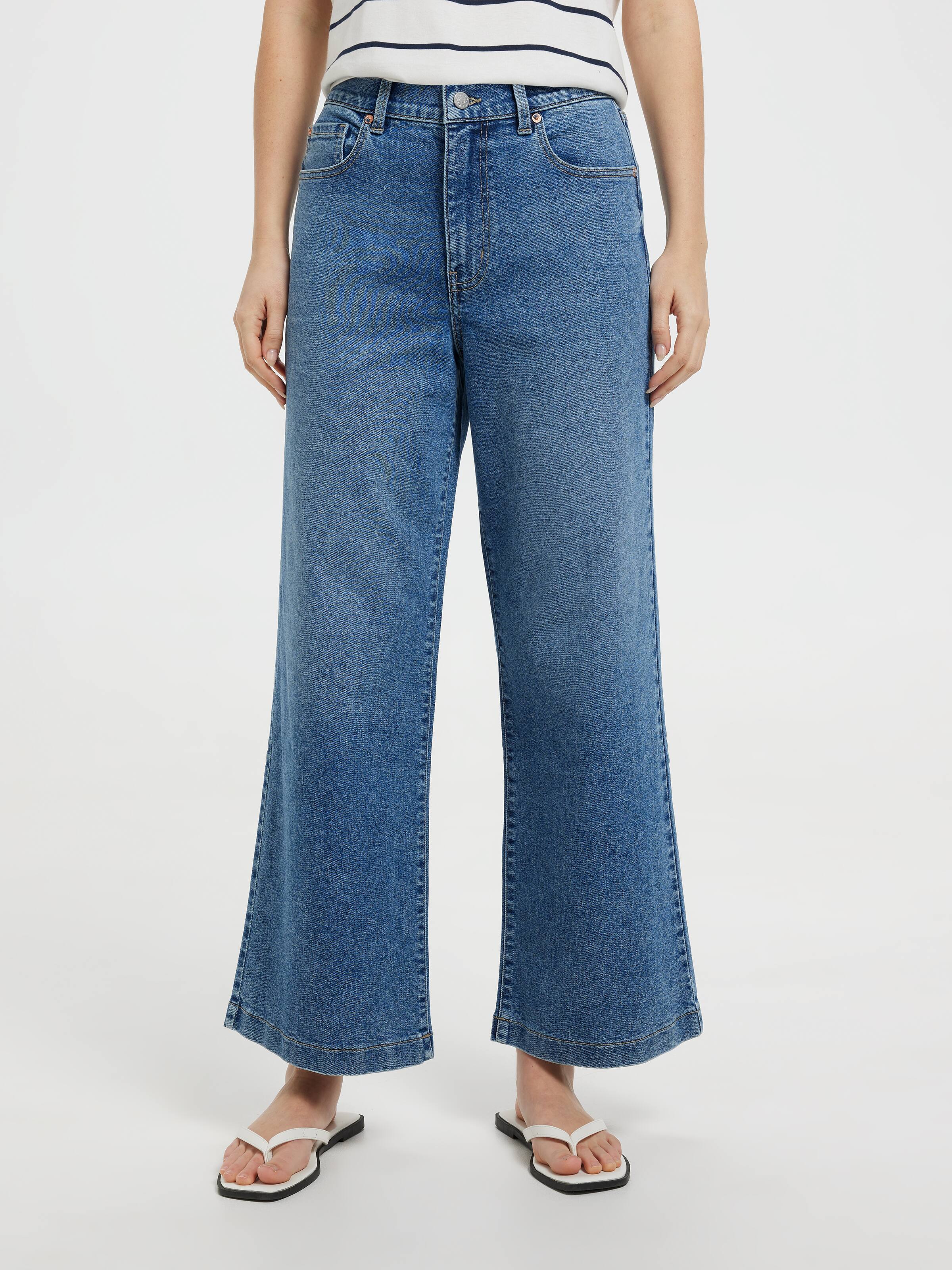 Originals High Rise Wide Leg Ankle Jean