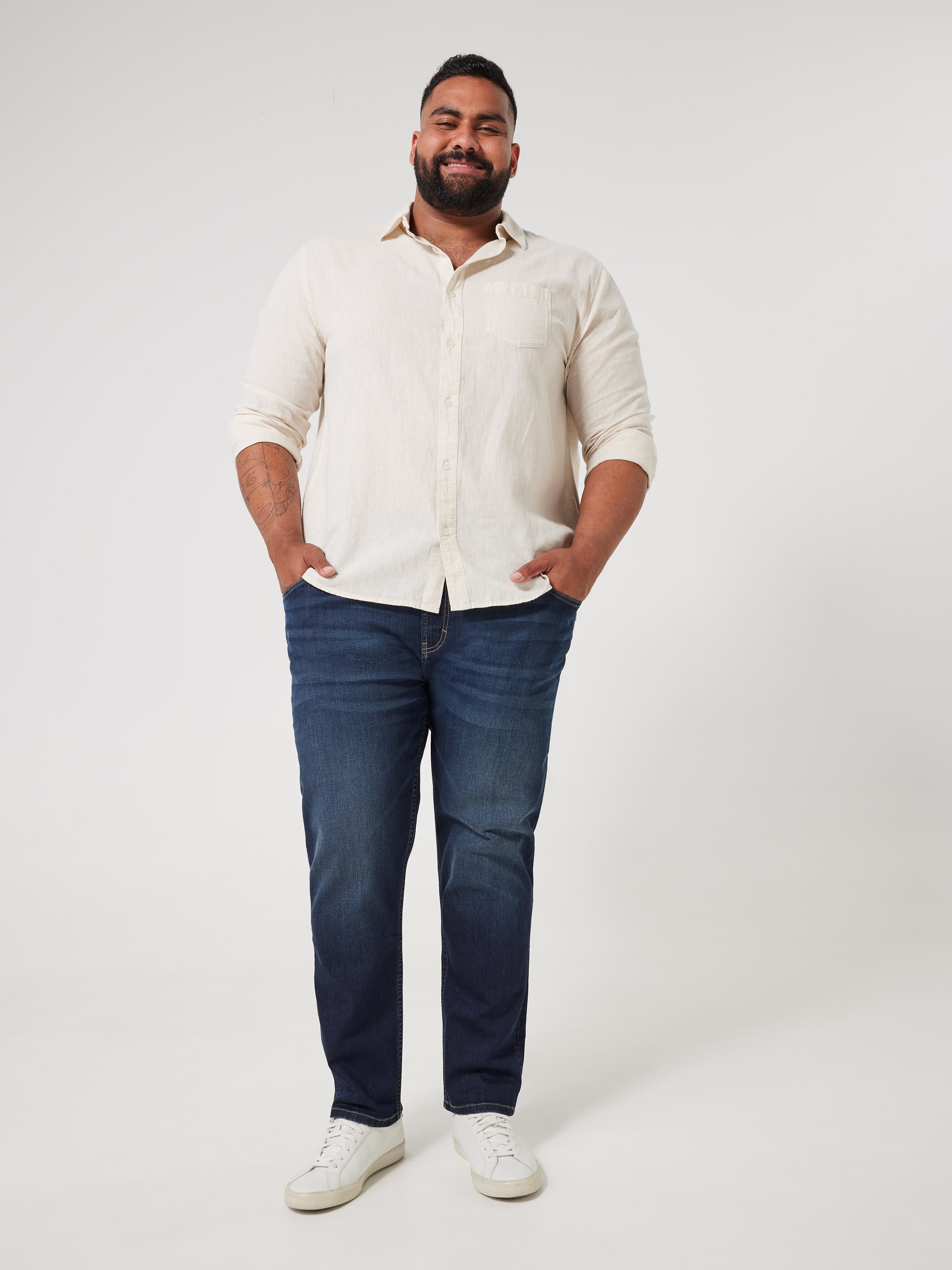Extended Stretch Slim Tapered Jean