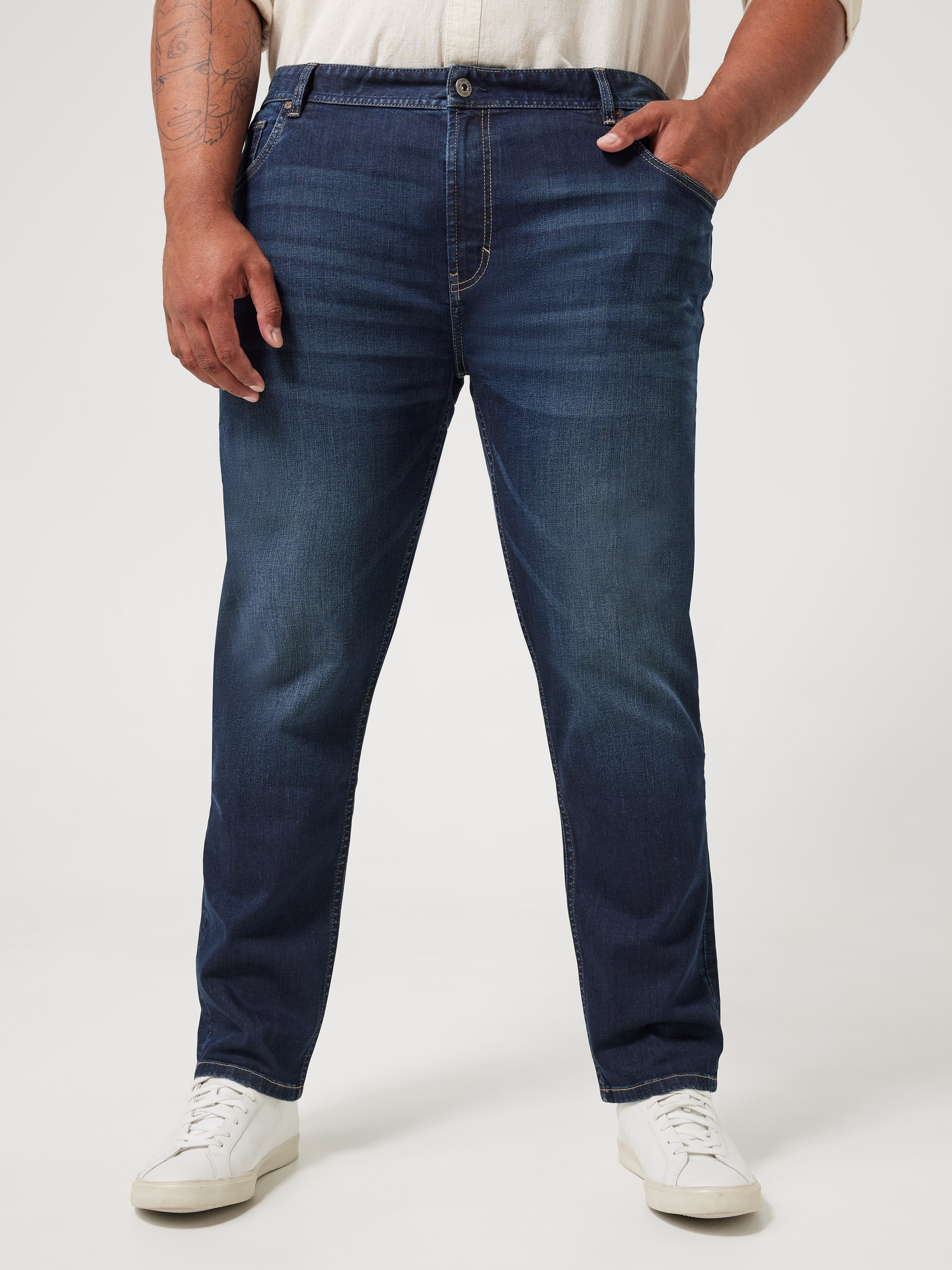 Extended Stretch Slim Tapered Jean