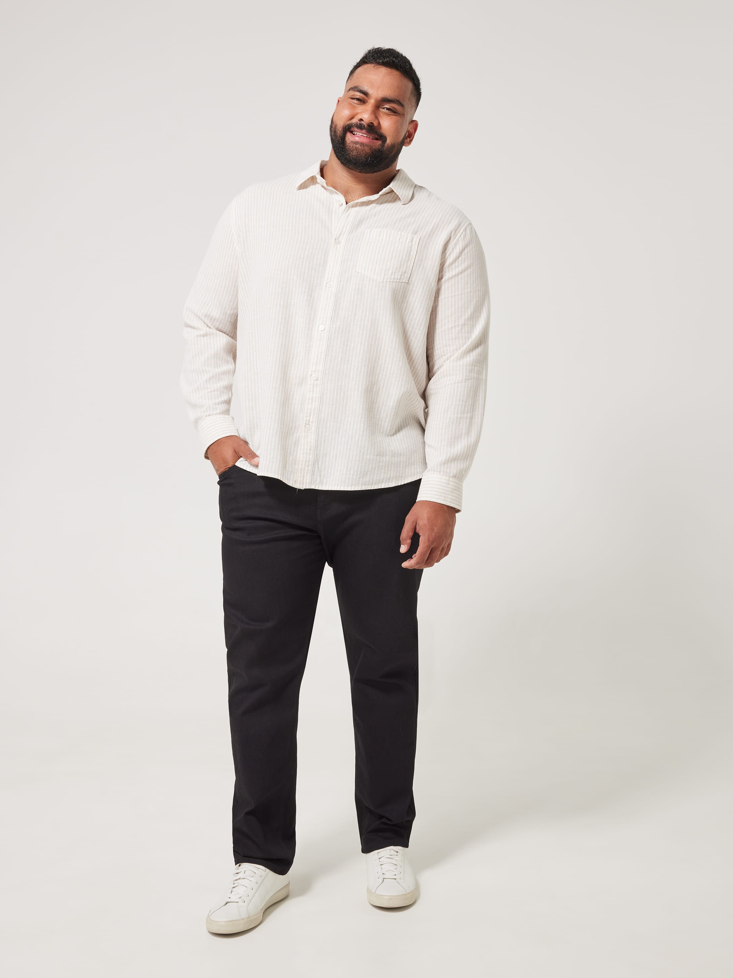 Extended Stretch Regular Straight Leg Jean