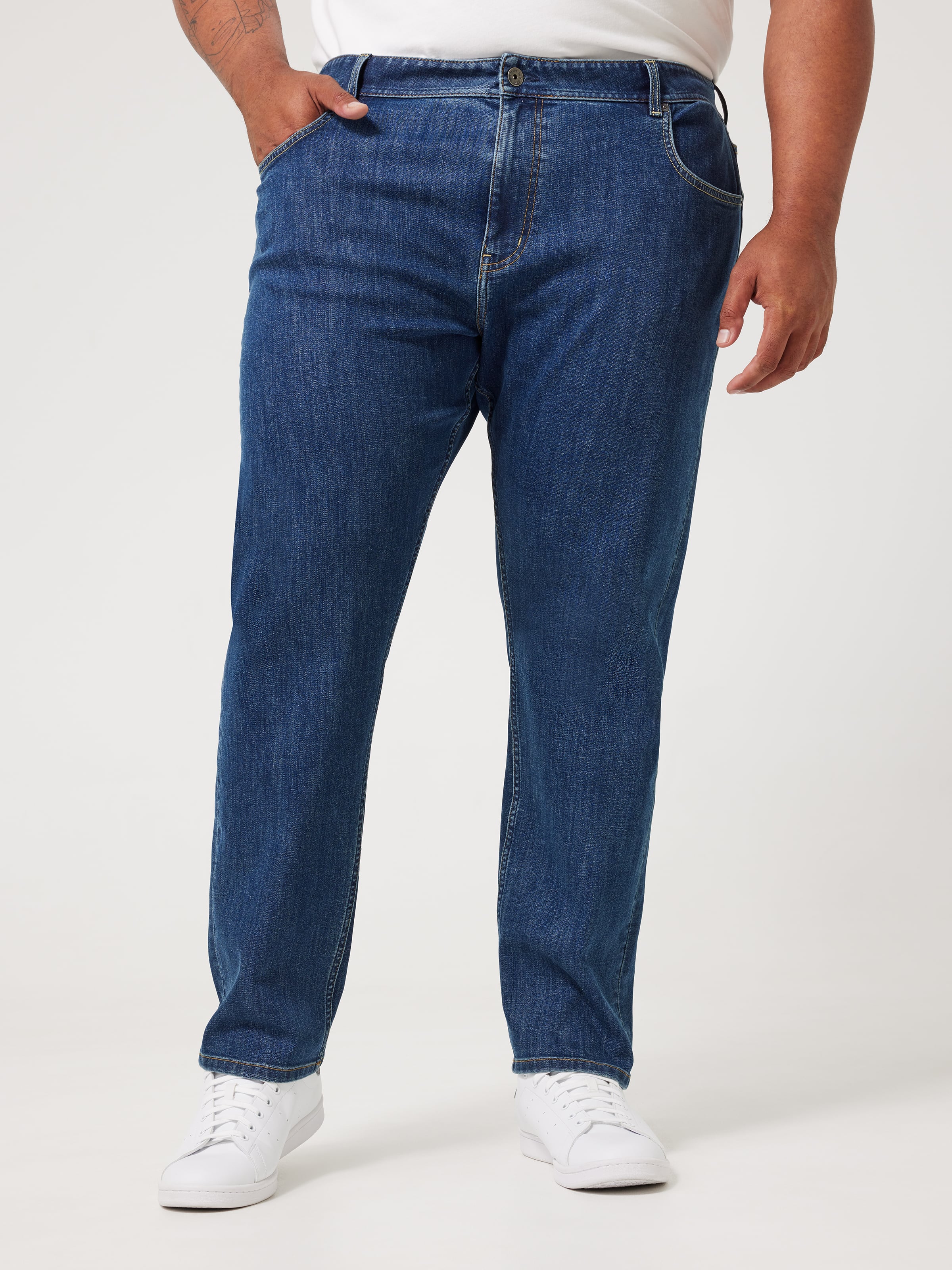 Extended Stretch Regular Straight Leg Jean