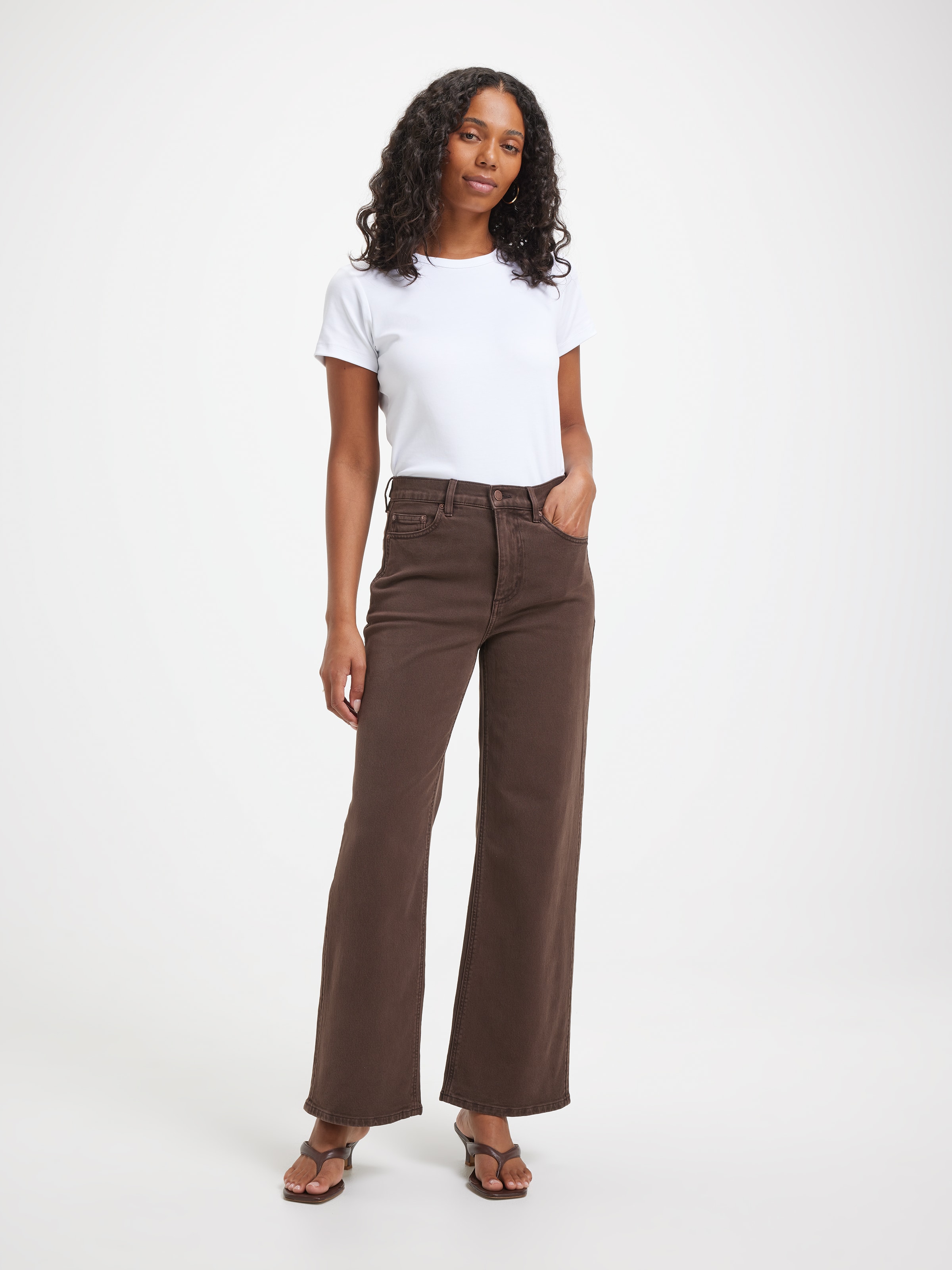 Originals Stevie Adjustable Waist Wide Leg Jean