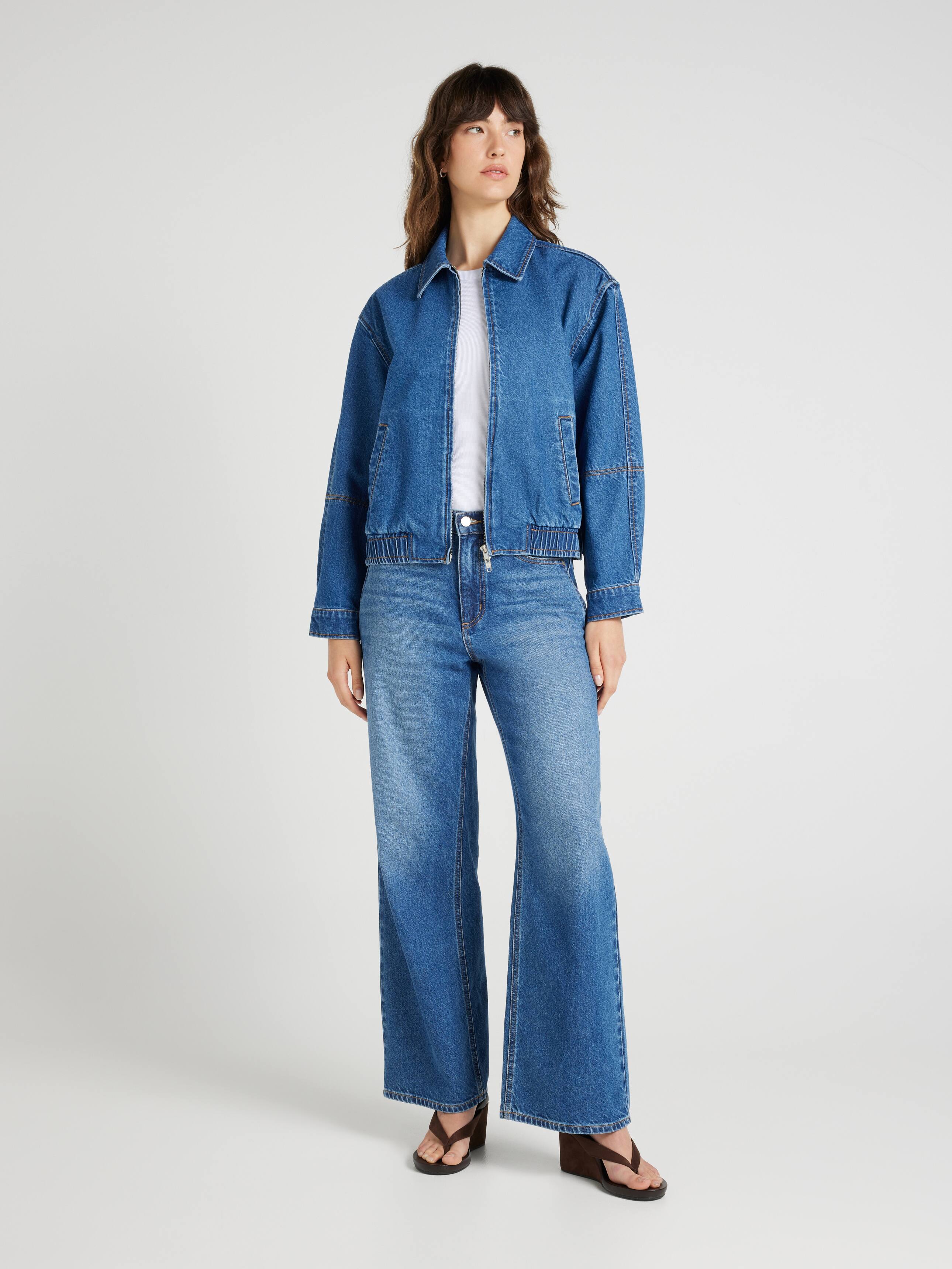Just Jeans Originals Stevie Adjustable Waist Wide Leg Jeans