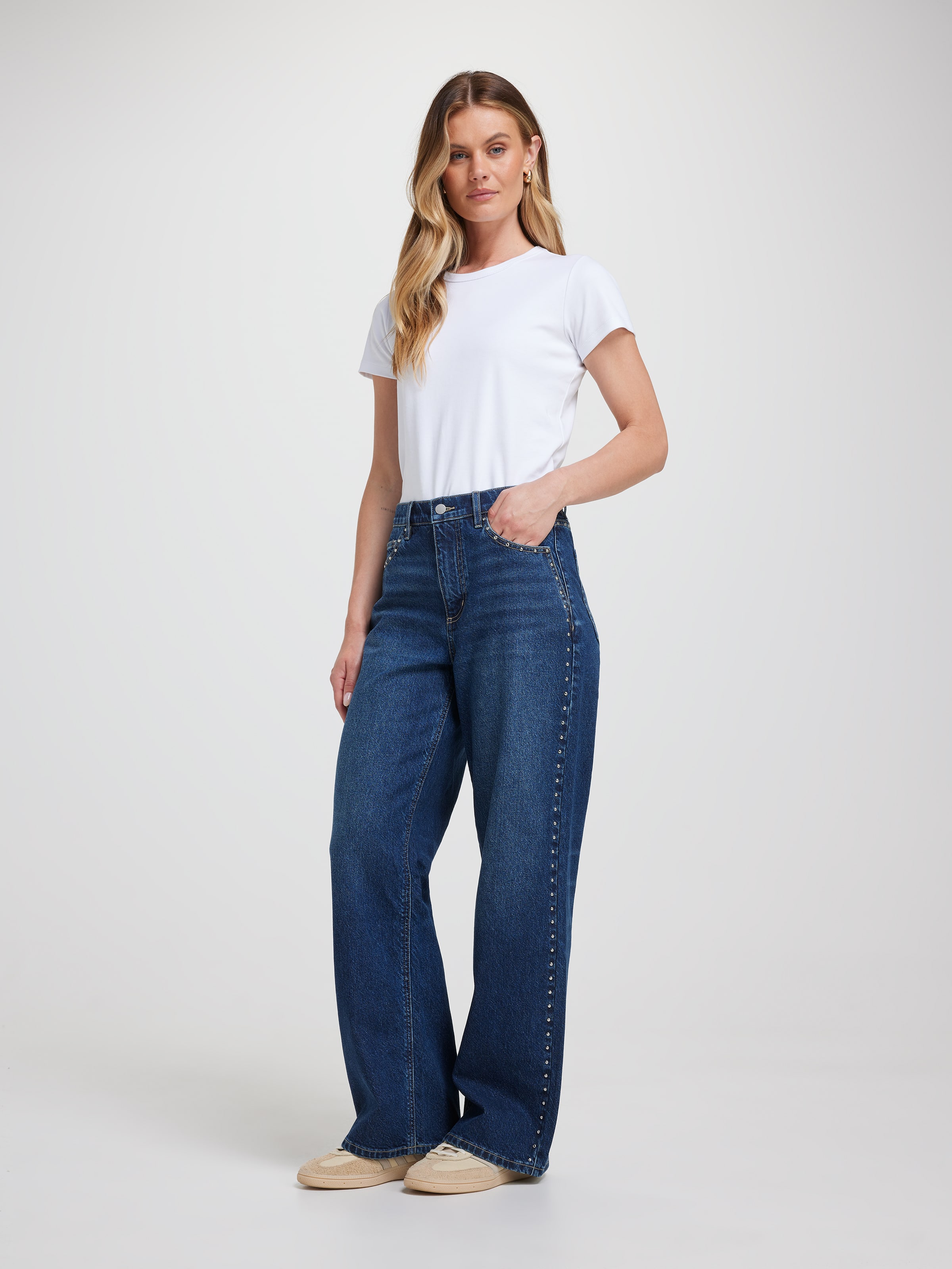 Originals High Rise Stevie Wide Leg Jean