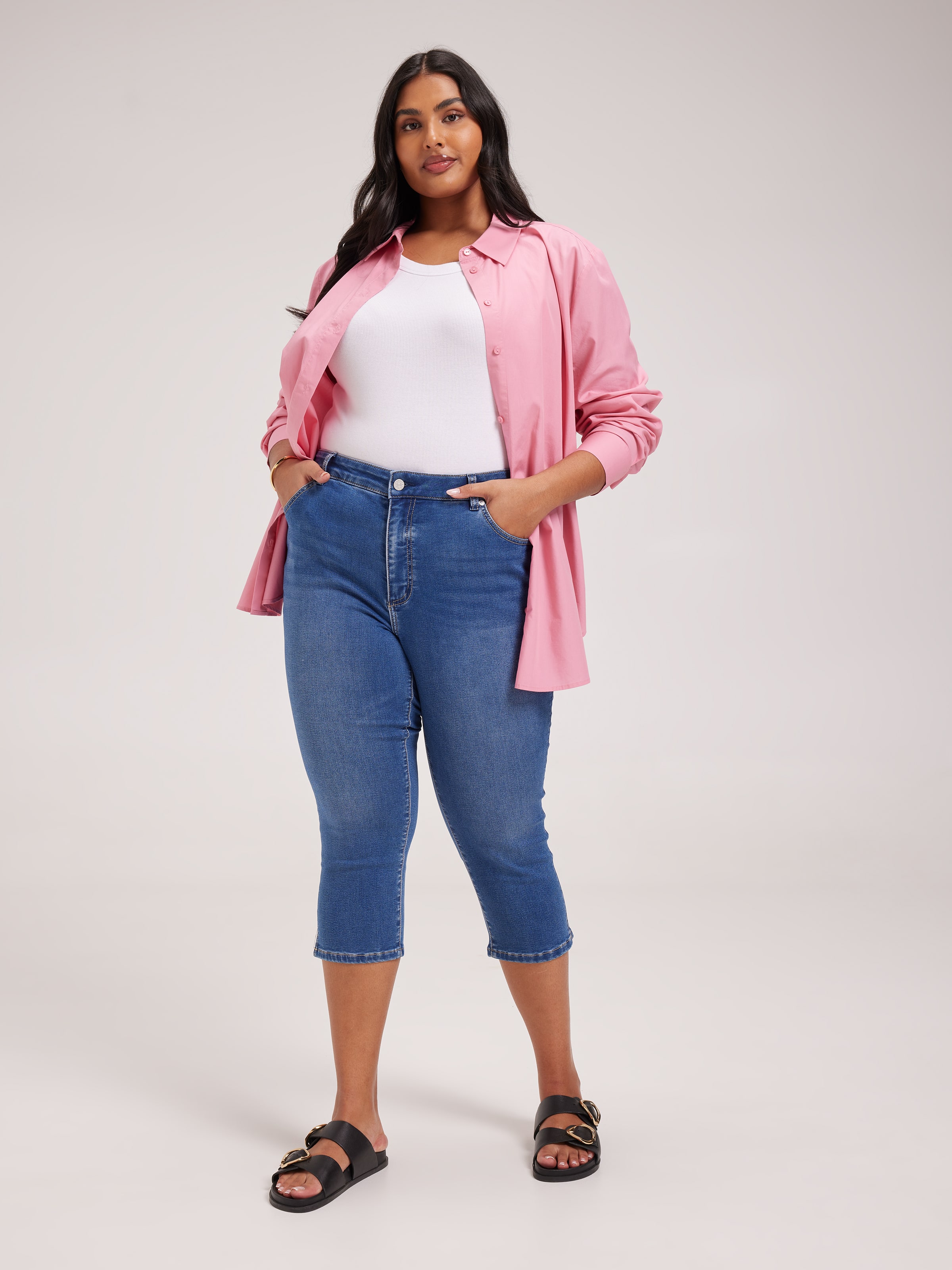 Curve Amaze 3/4 Skinny Jeans