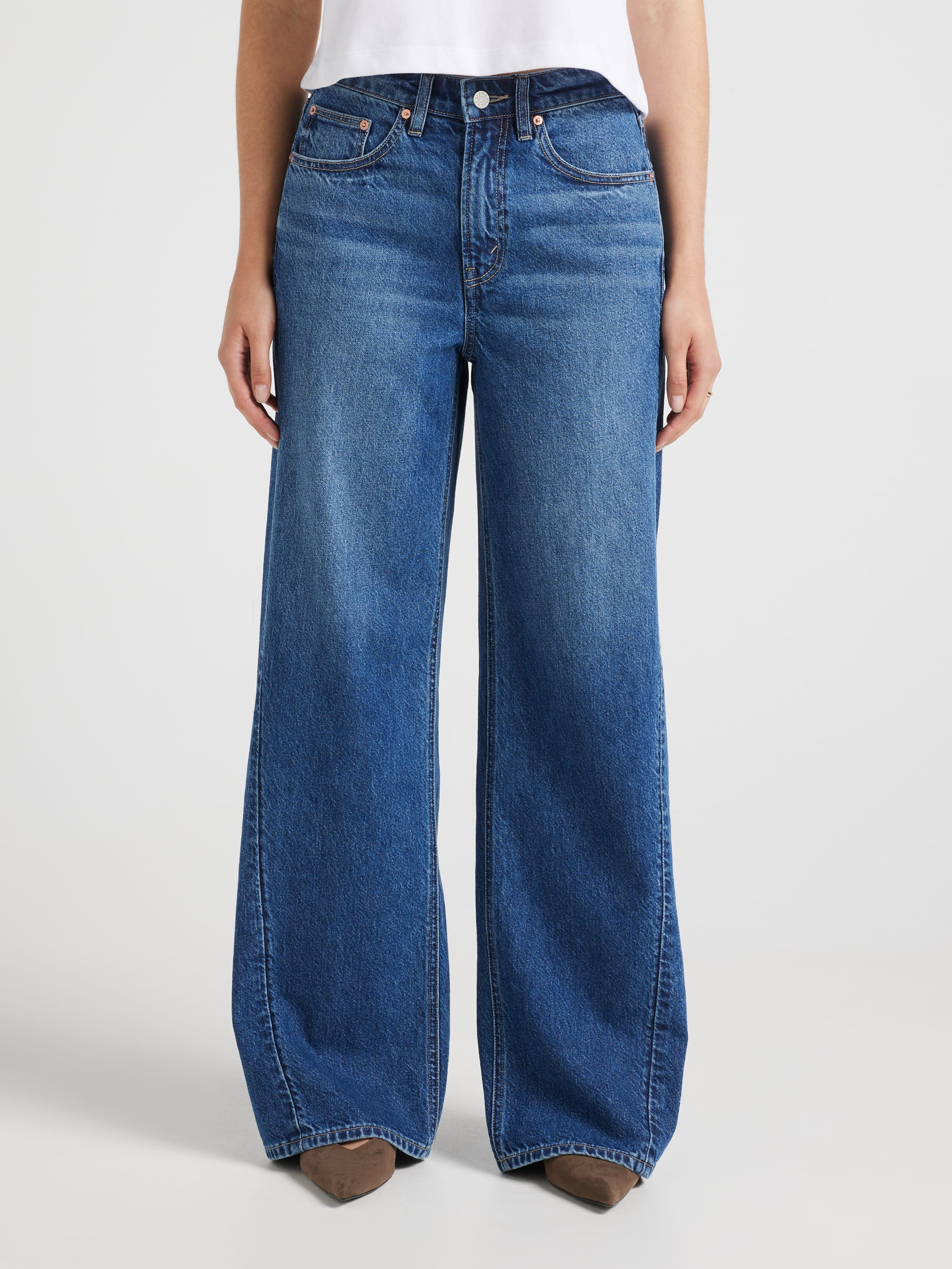 Originals Twist Seam Wide Leg Jean