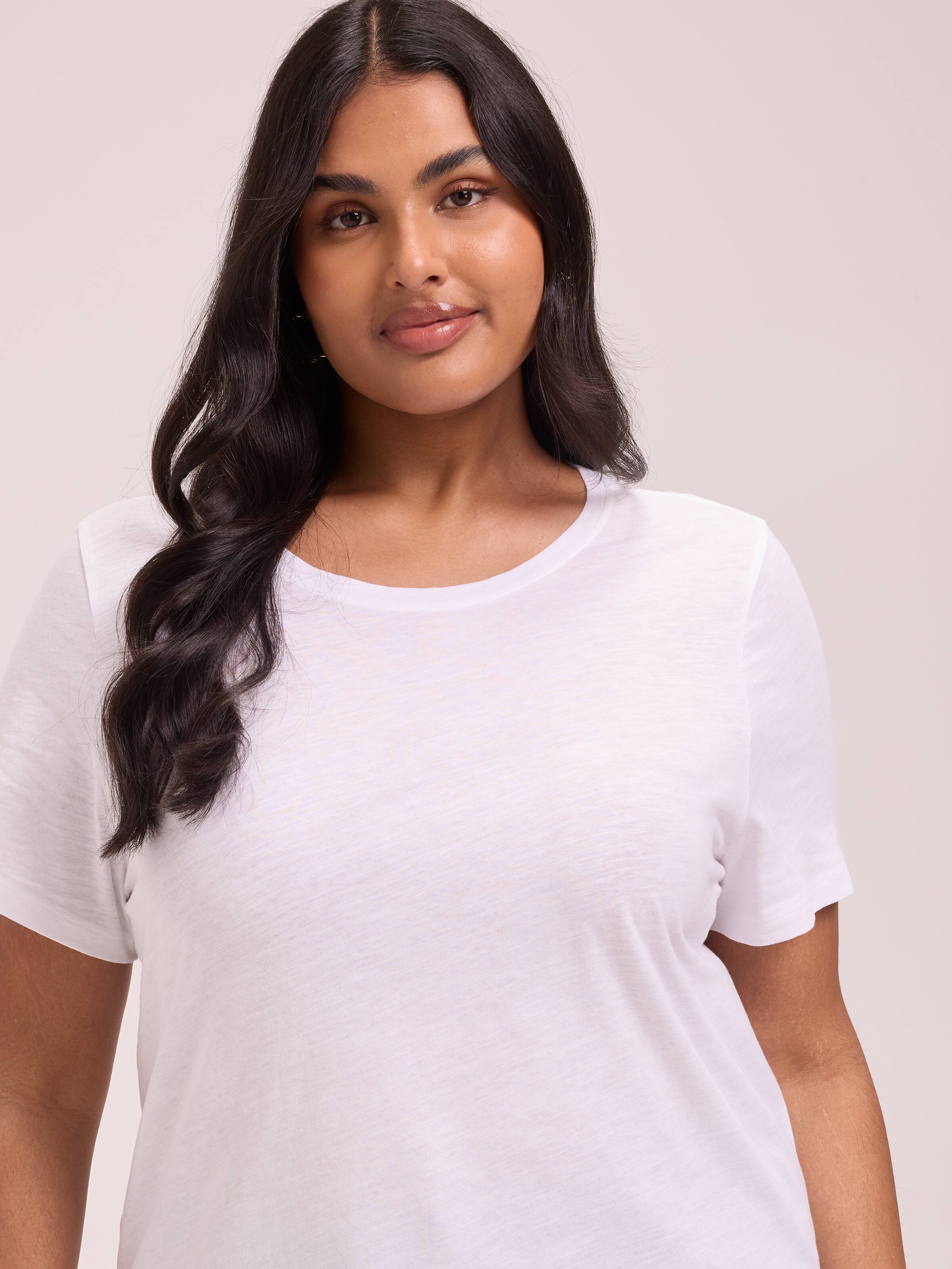 Curve Perfect Crew Neck Boyfriend Tee