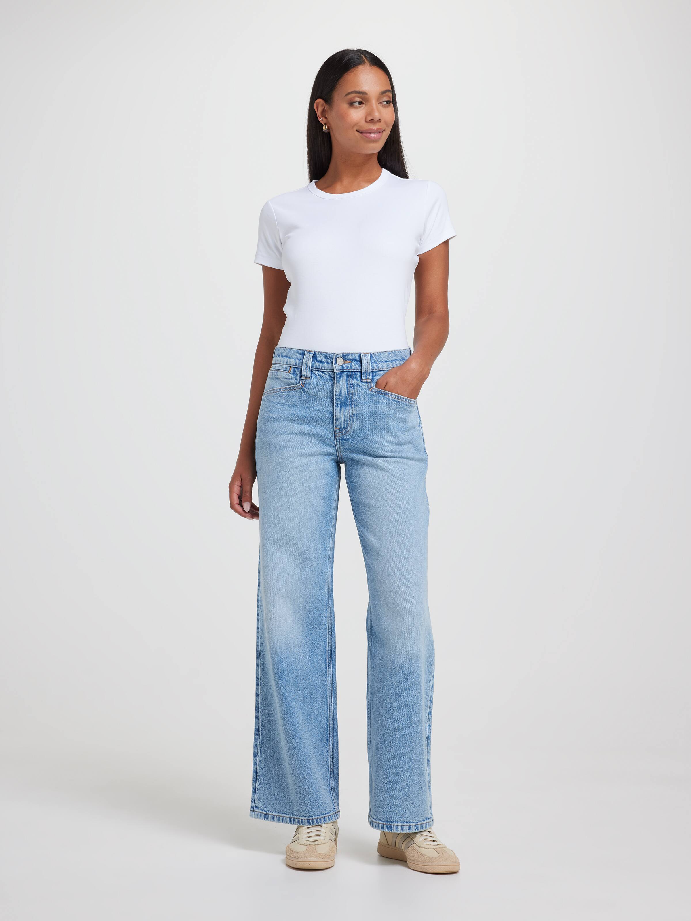 Originals Mid Rise Utility Wide Flare Jean