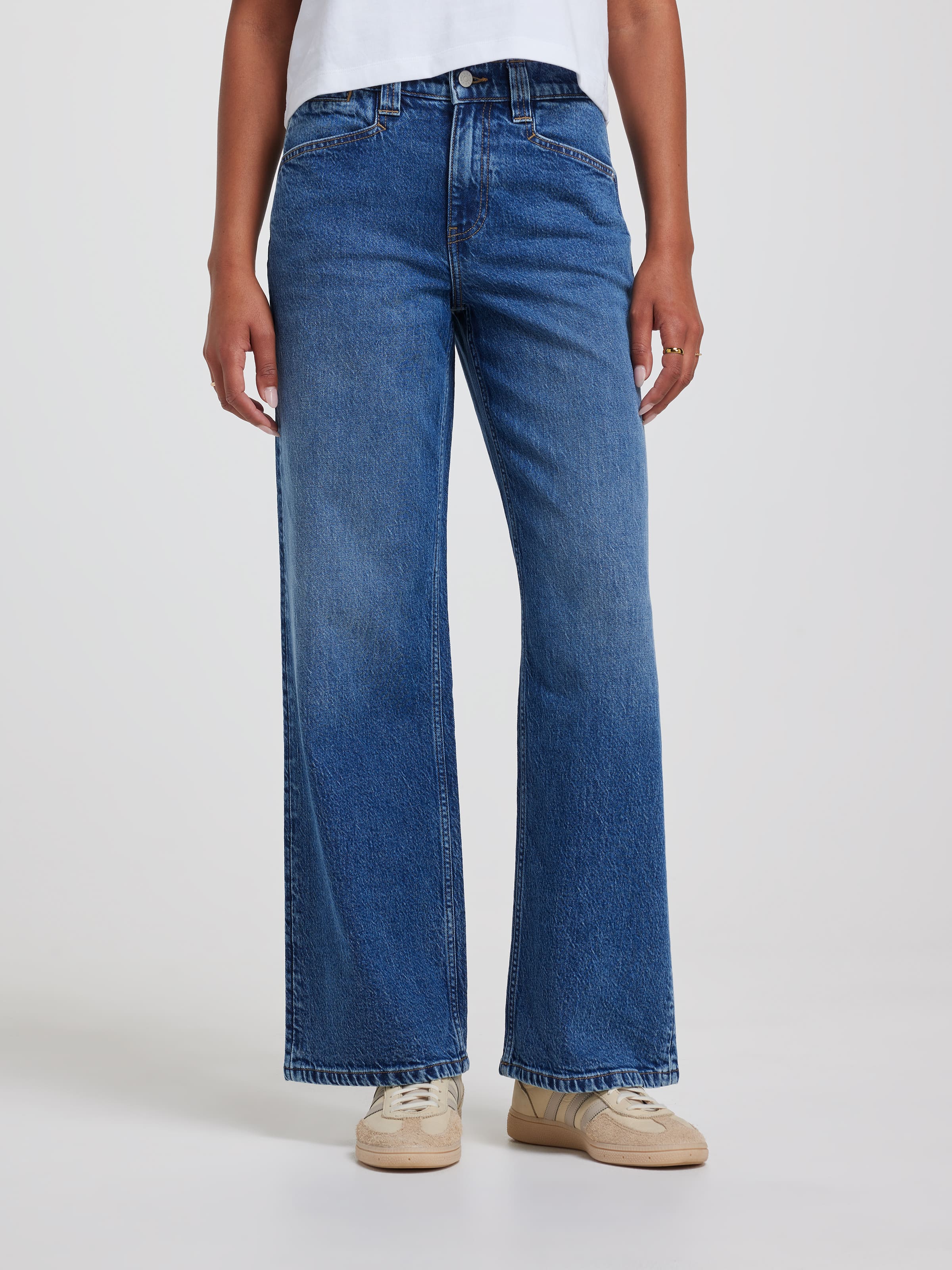 Originals Mid Rise Utility Wide Leg Jean