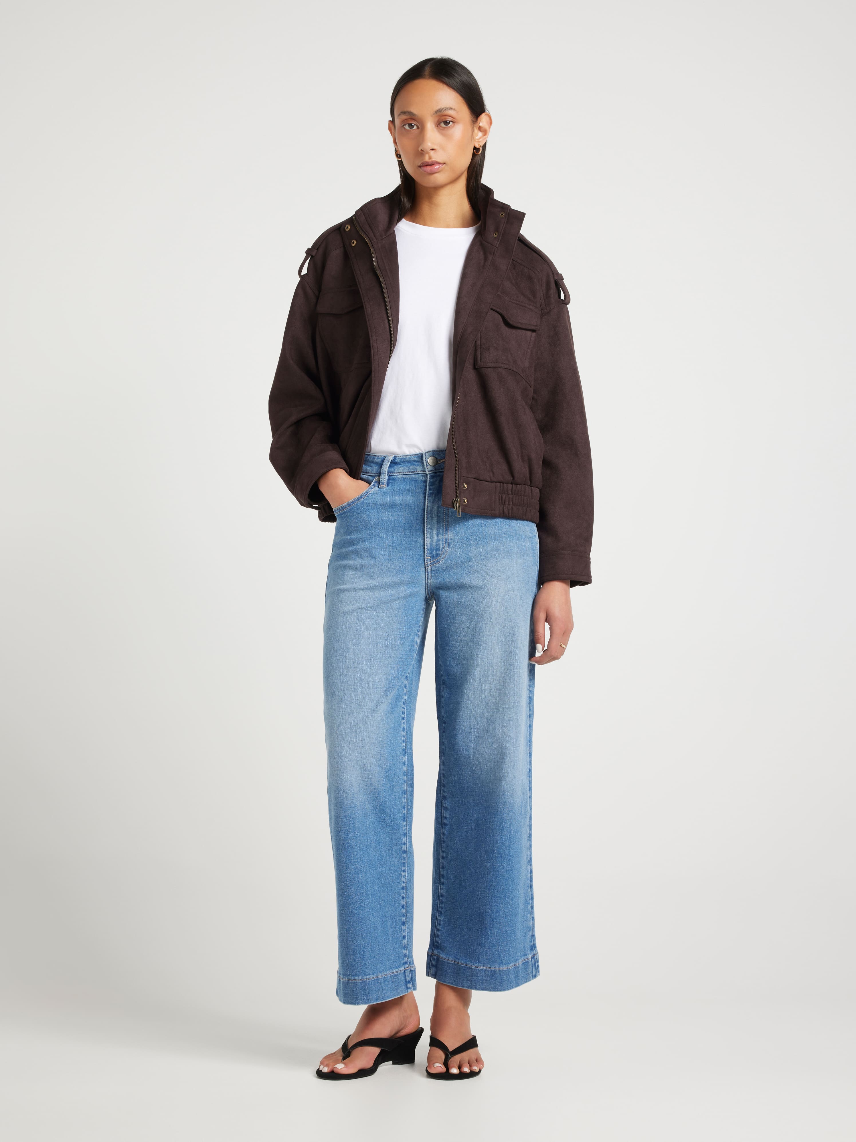 Originals High Rise Wide Ankle Jean