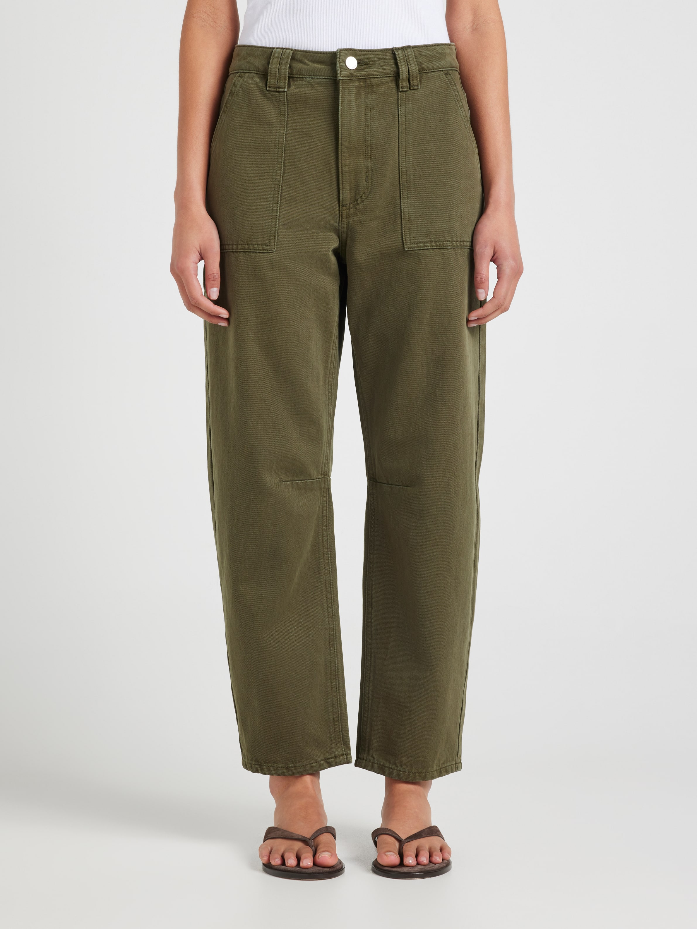 Originals High Rise Sofia Utility Barrel Jean