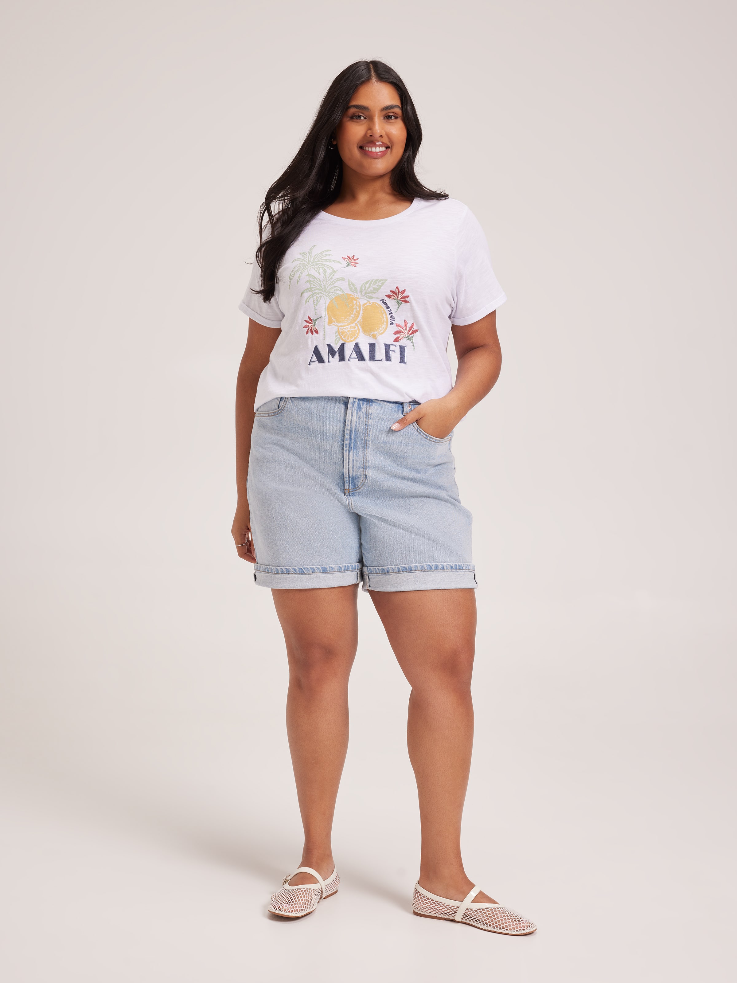 Curve Molly Knit Tee