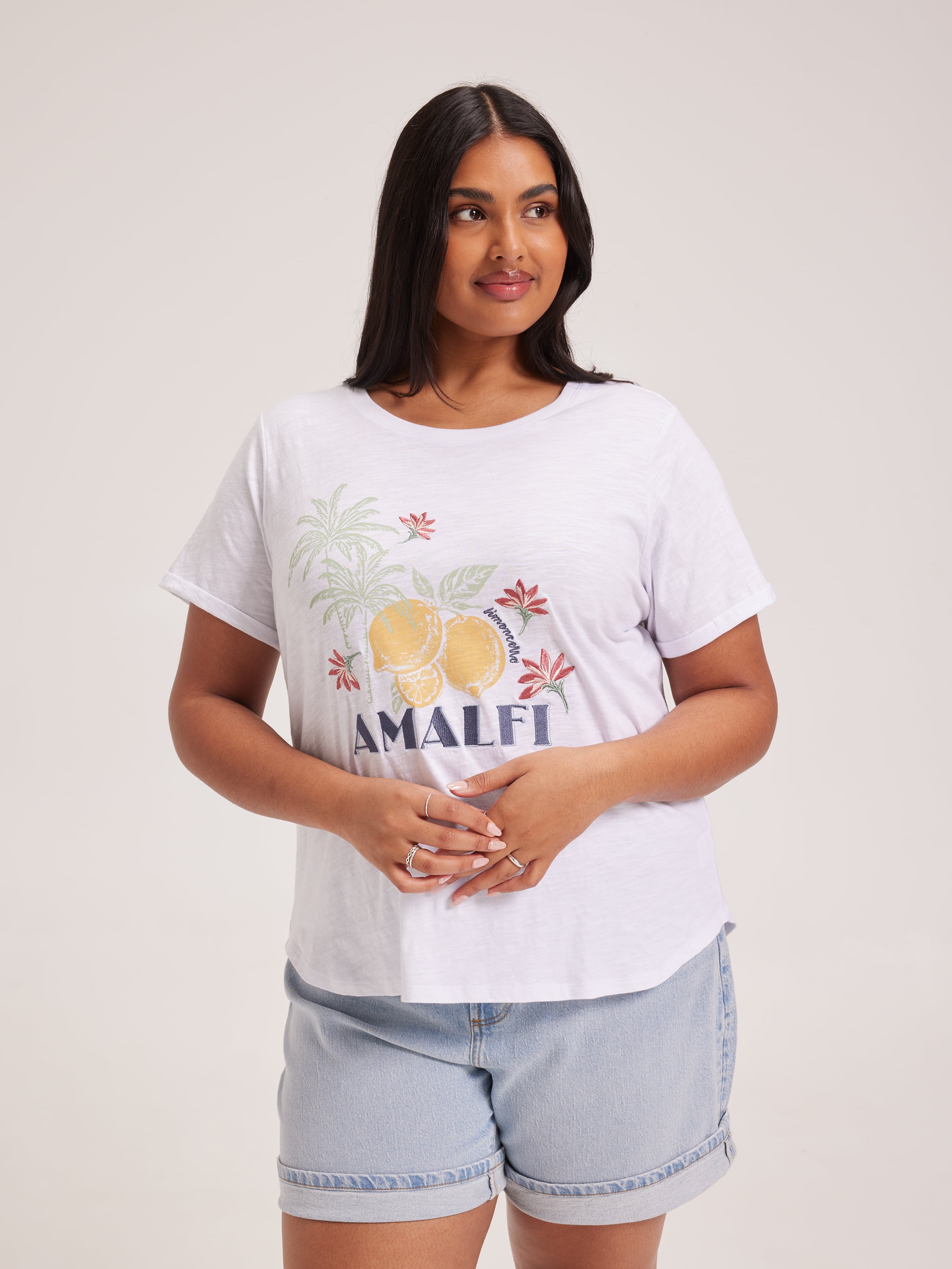 Curve Molly Knit Tee