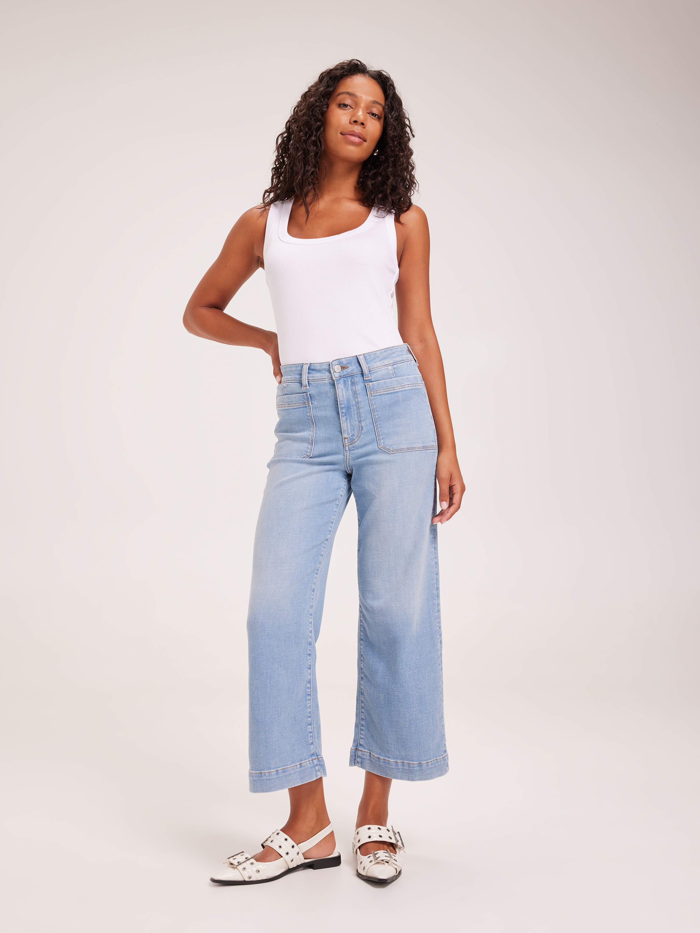 Originals High Rise Wide Ankle Jean