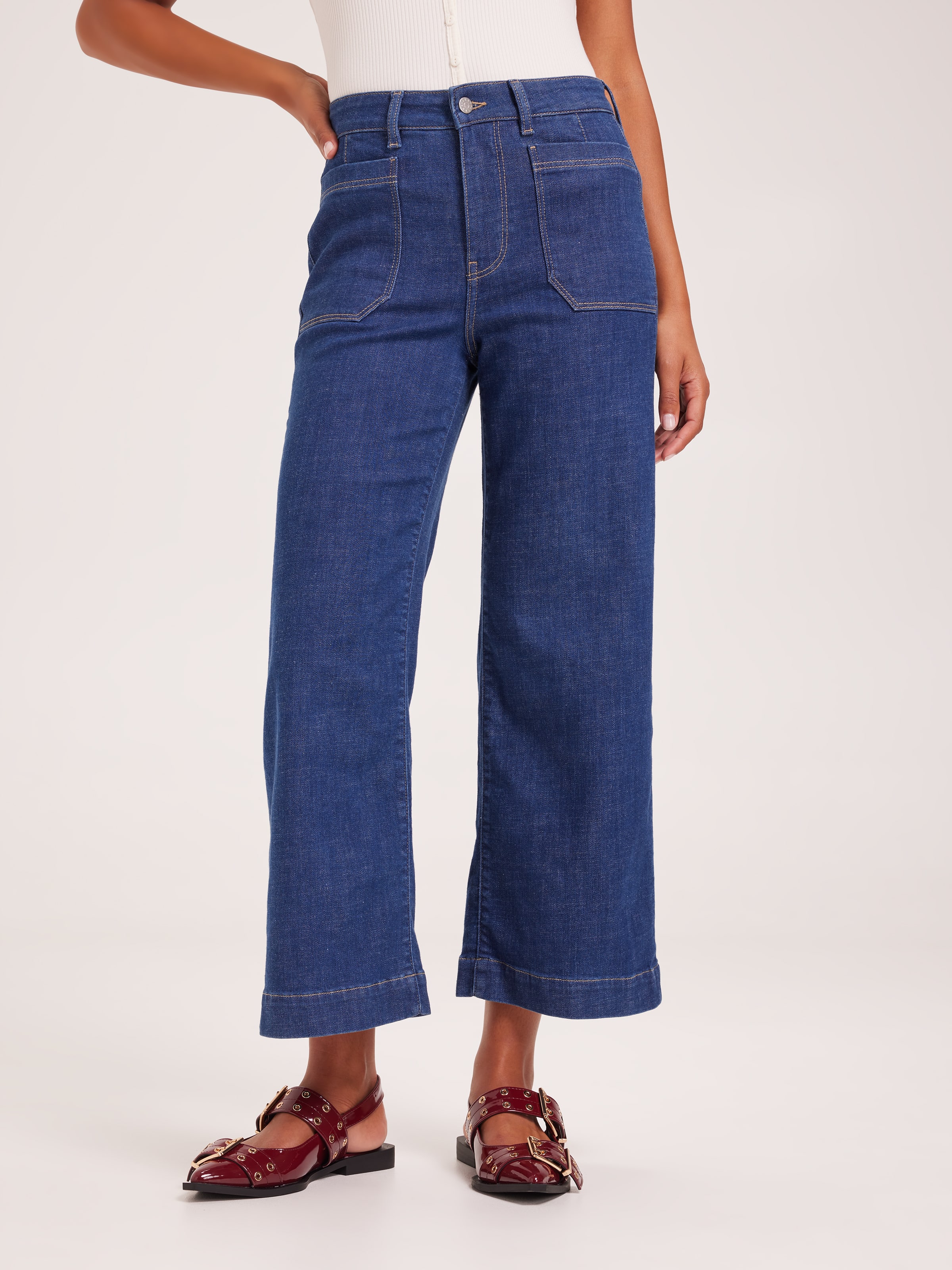 Originals High Rise Wide Ankle Jean