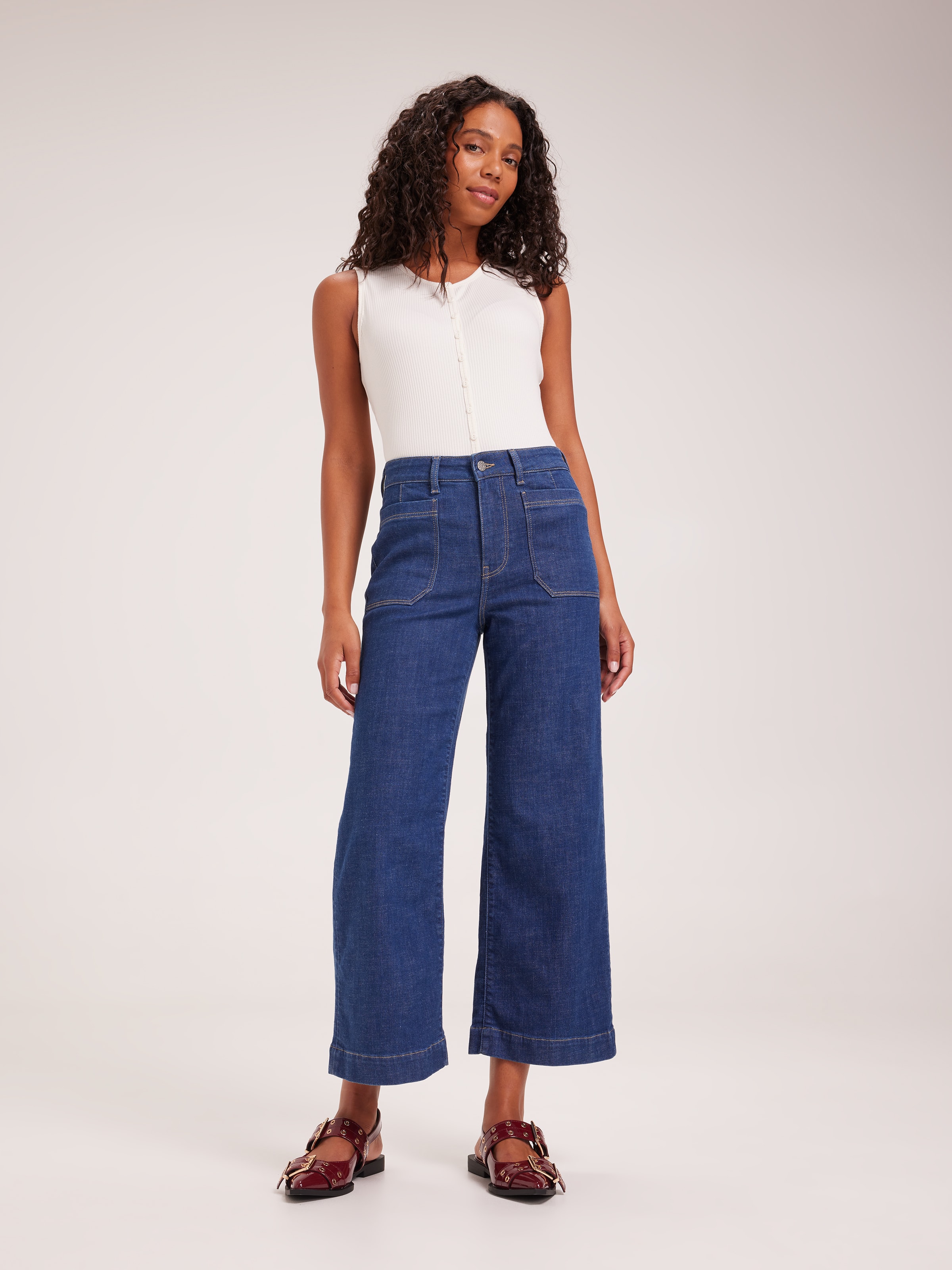 Originals High Rise Wide Ankle Jean