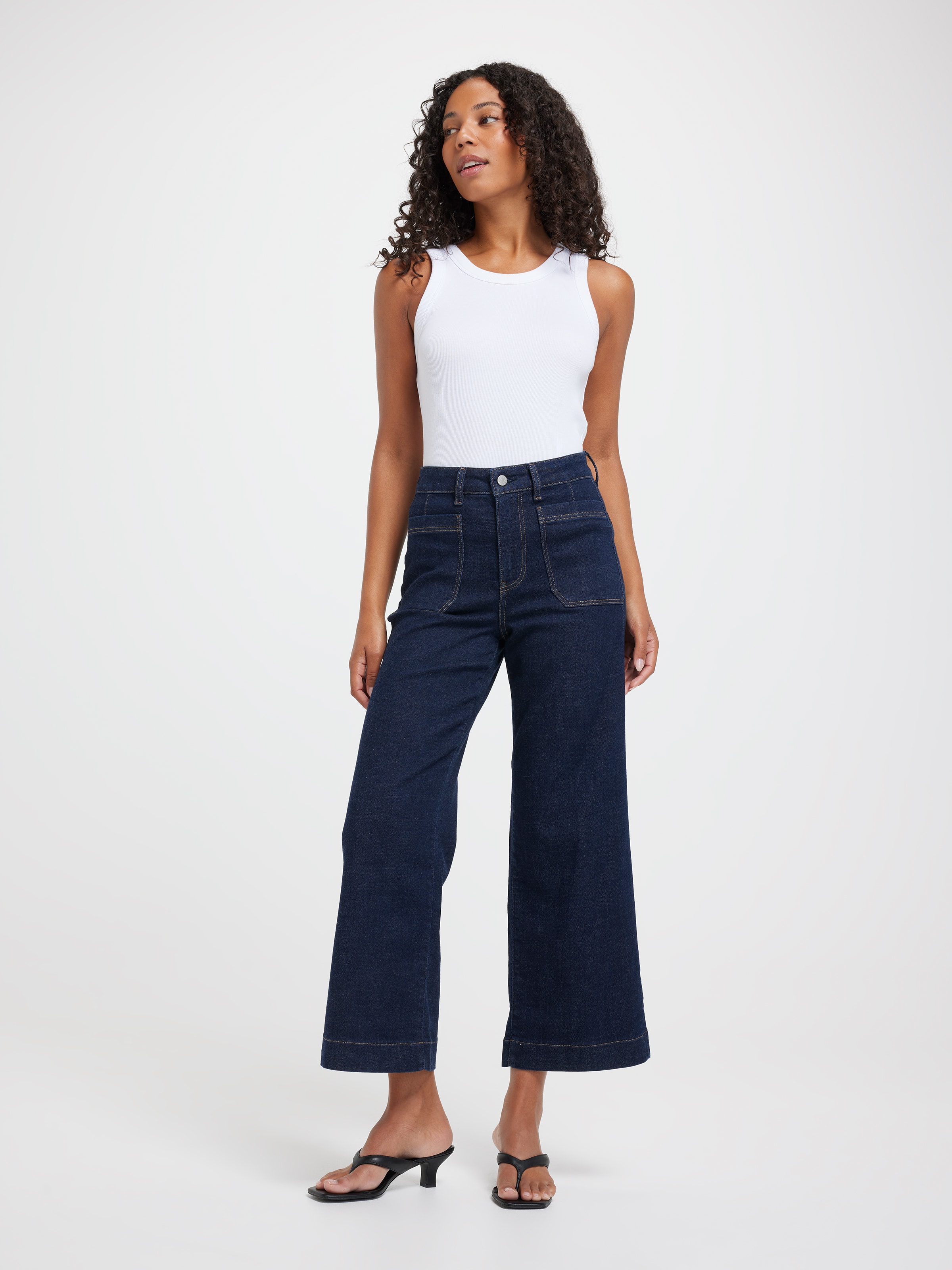 Originals High Rise Wide Ankle Jean