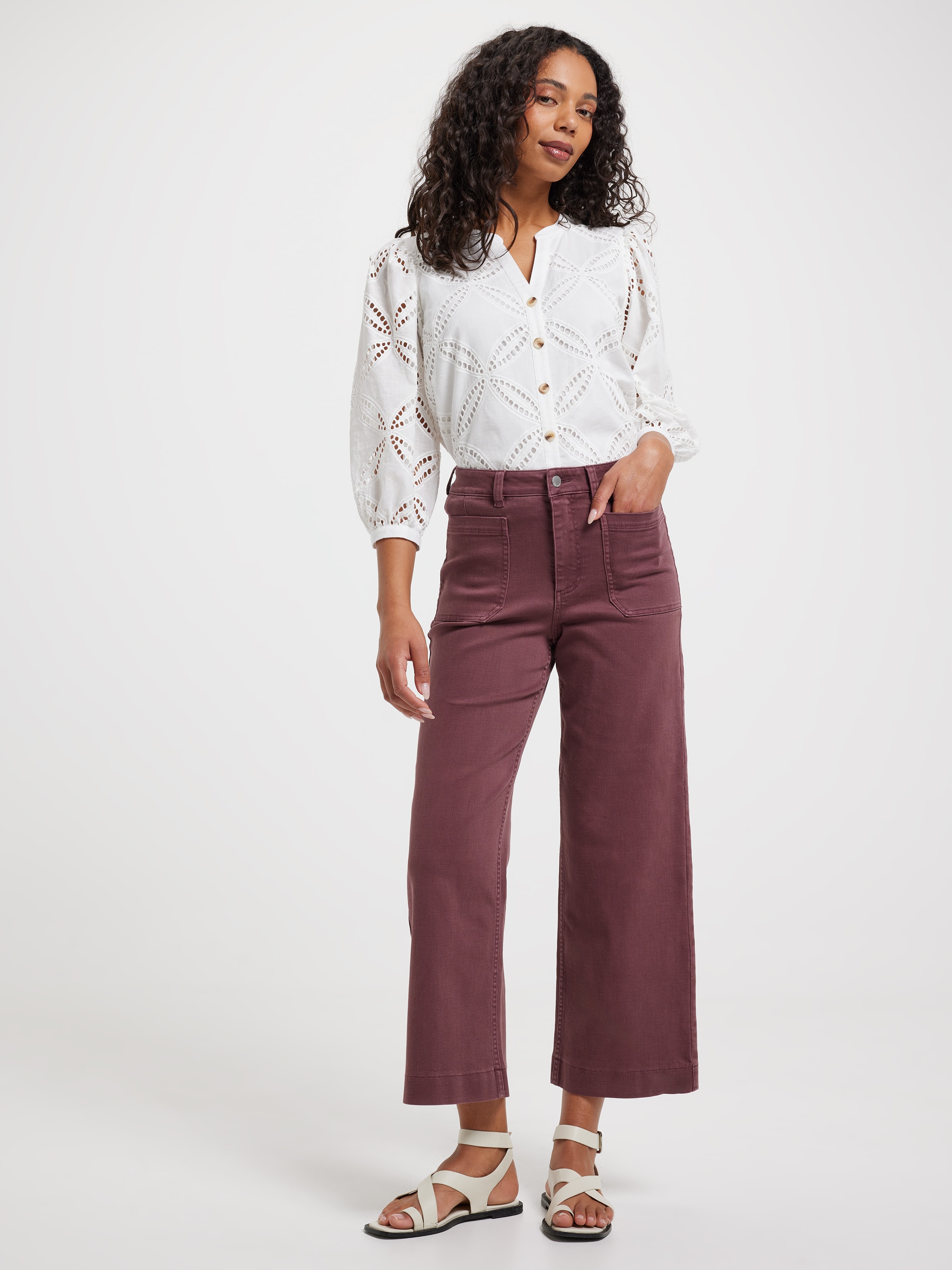 Originals High Rise Wide Ankle Jean