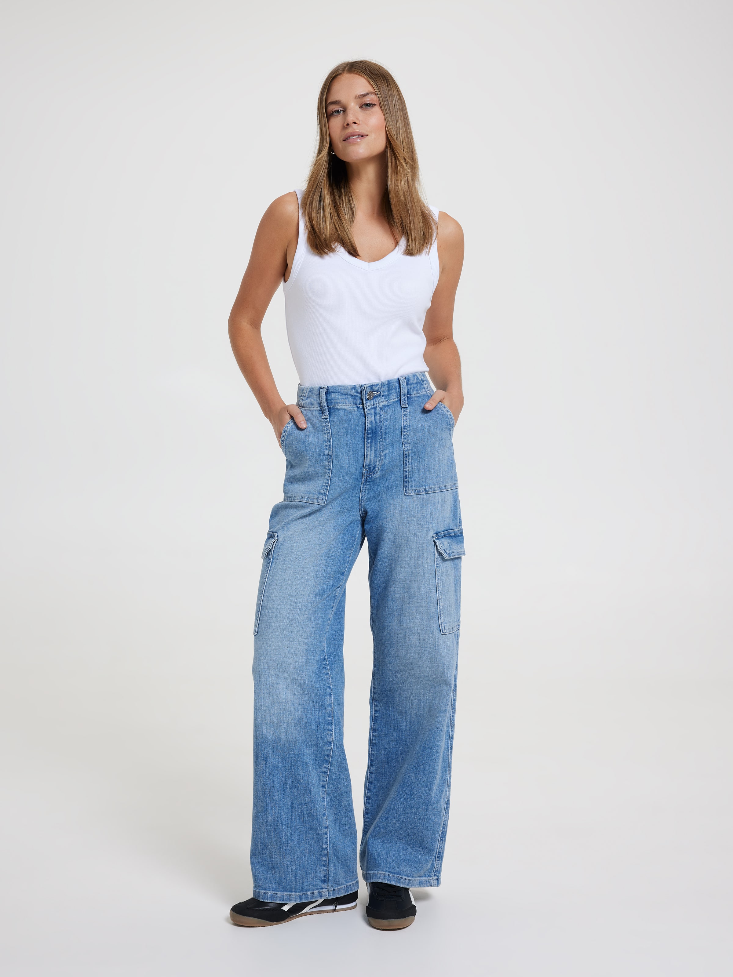 Originals High Rise Wide Leg Cargo